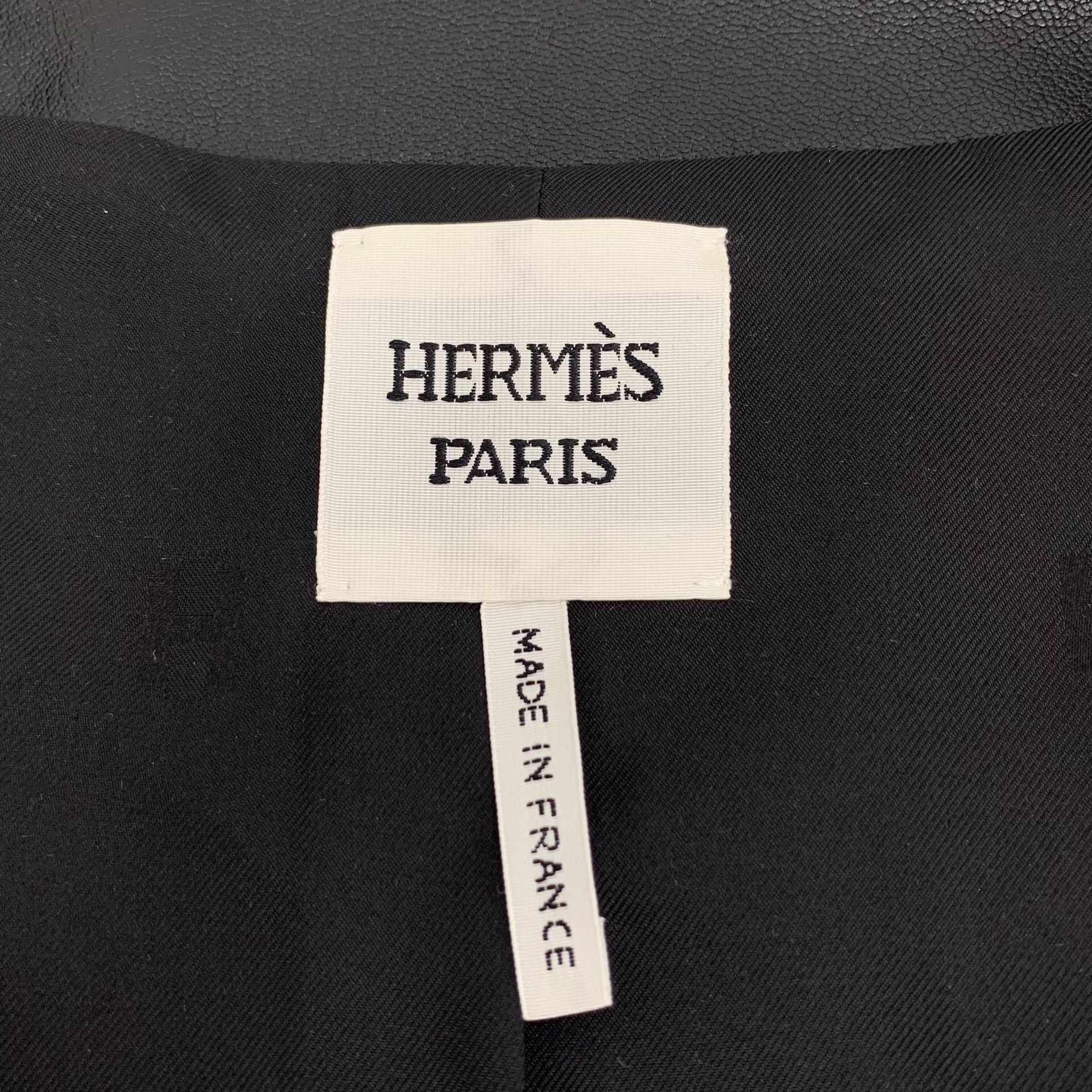 Hermes Hermes Goatskin Buckle Leather Jacket 36 Size XS / US 0-2 / IT 36-38 - 6 Thumbnail