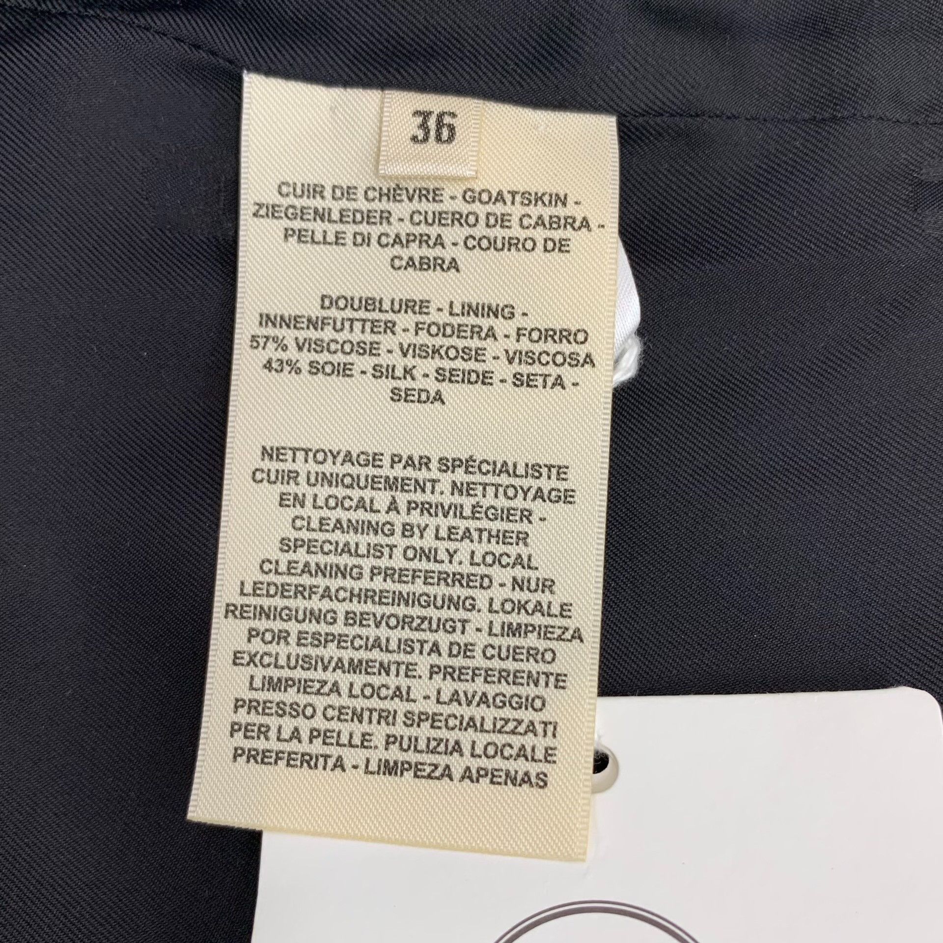 Hermes Hermes Goatskin Buckle Leather Jacket 36 Size XS / US 0-2 / IT 36-38 - 9 Thumbnail