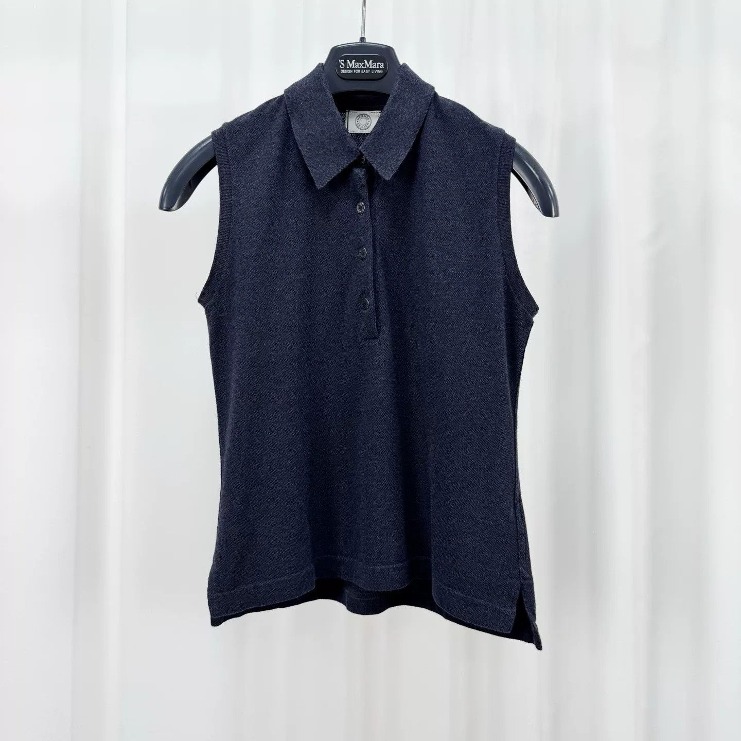 Hermes Hermes Metal Button Sleeveless Polo Size M Size M / US 6-8 / IT 42-44 - 2 Thumbnail