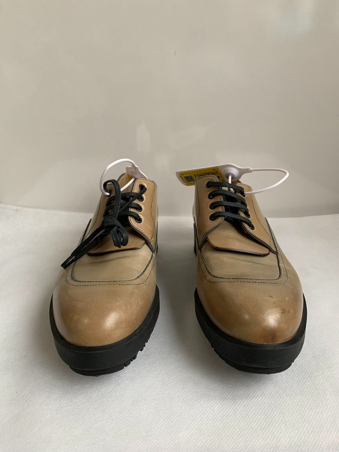 Hermes Hermes Leather Lace-up Derby Shoes 36.5 Size US 6.5 / IT 36.5 - 3 Thumbnail