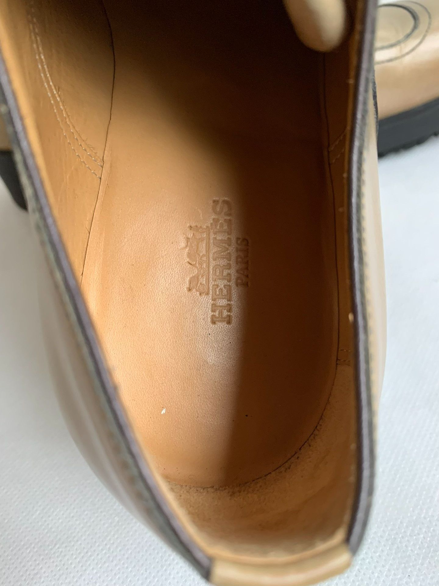 Hermes Hermes Leather Lace-up Derby Shoes 36.5 Size US 6.5 / IT 36.5 - 6 Thumbnail