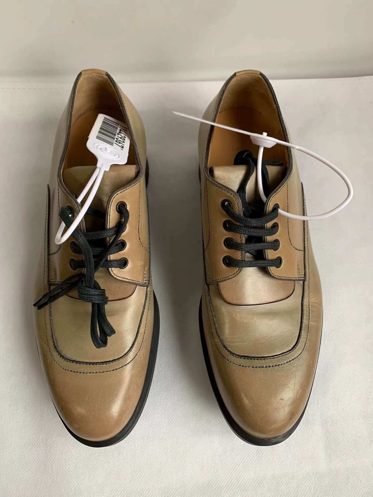 Hermes Hermes Leather Lace-up Derby Shoes 36.5 Size US 6.5 / IT 36.5 - 2 Thumbnail