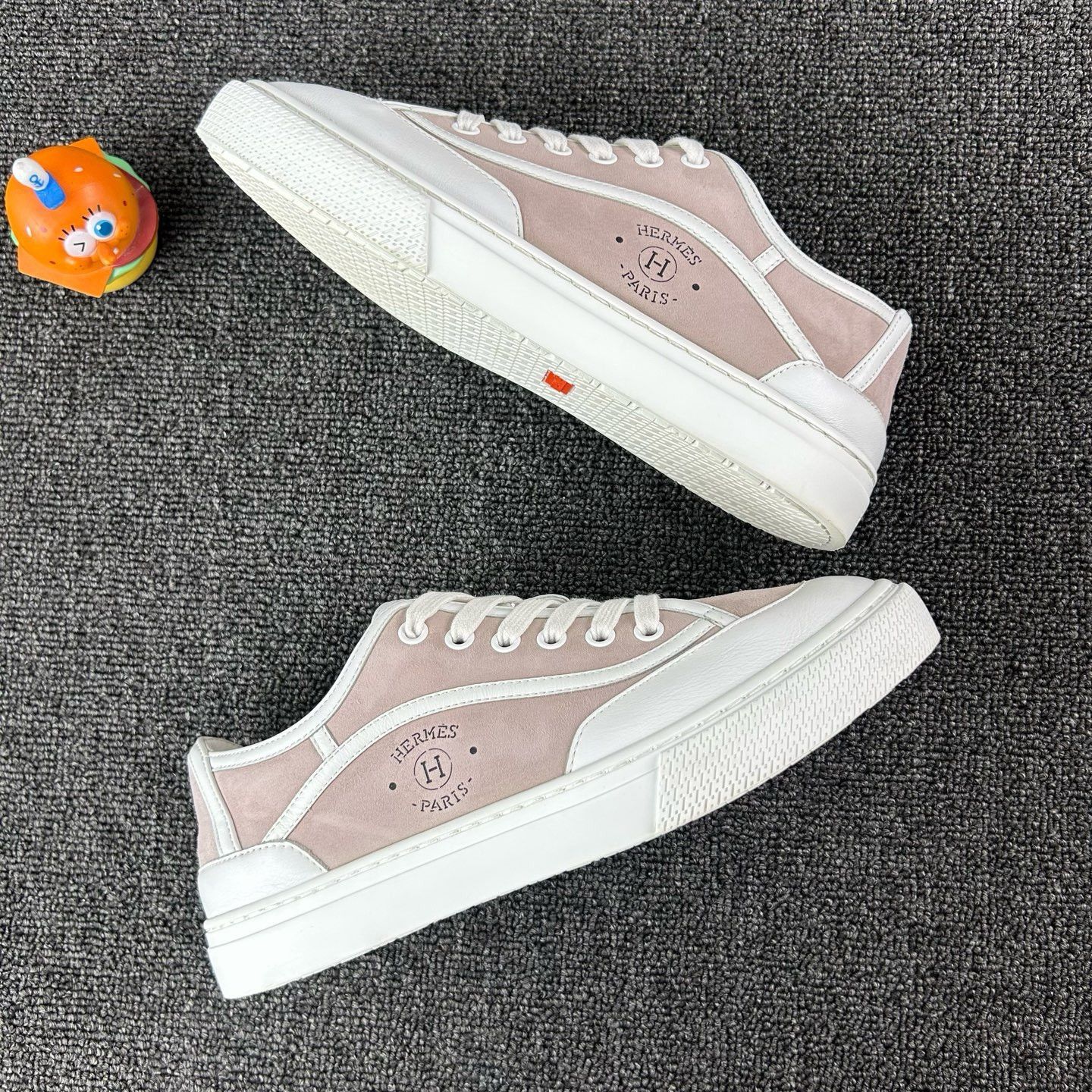 Hermes Hermès Canvas Logo Low-Top Sneakers 37 Size US 6 / IT 36 - 4 Thumbnail