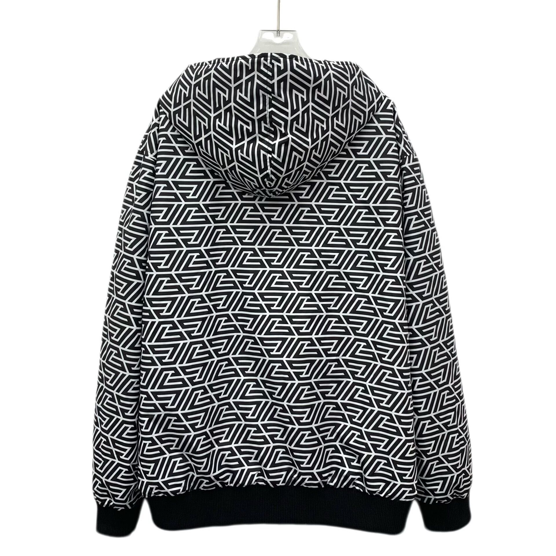 Balmain Balmain Logo Print Reversible Hooded Jacket 52 Size US L / EU 52-54 / 3 - 3 Thumbnail