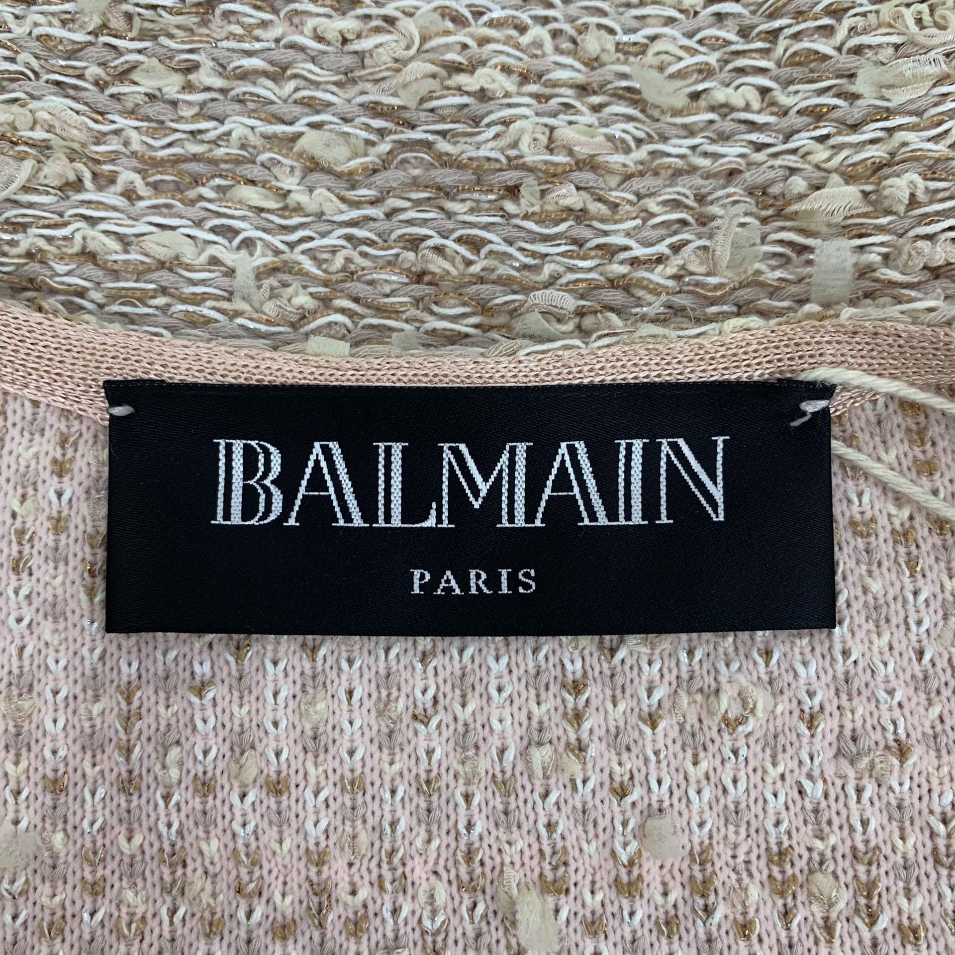 Balmain Balmain Fringe Tweed Knit Jacket 38 Size S / US 4 / IT 40 - 6 Thumbnail