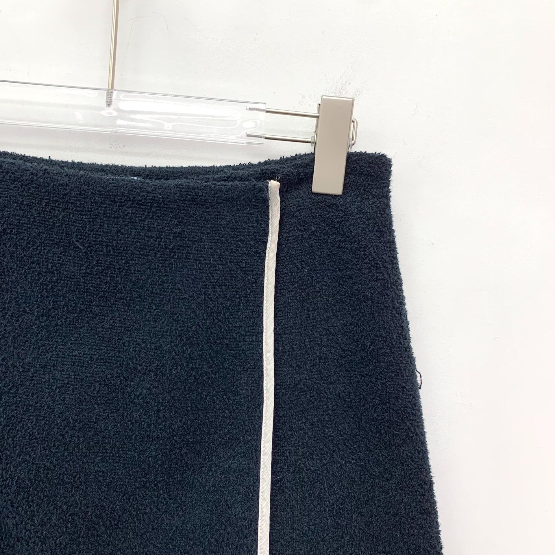 Prada Prada Terry Cloth Triangle Logo Mini Skirt IT 42 Size 28" / US 6 / IT 42 - 4 Thumbnail