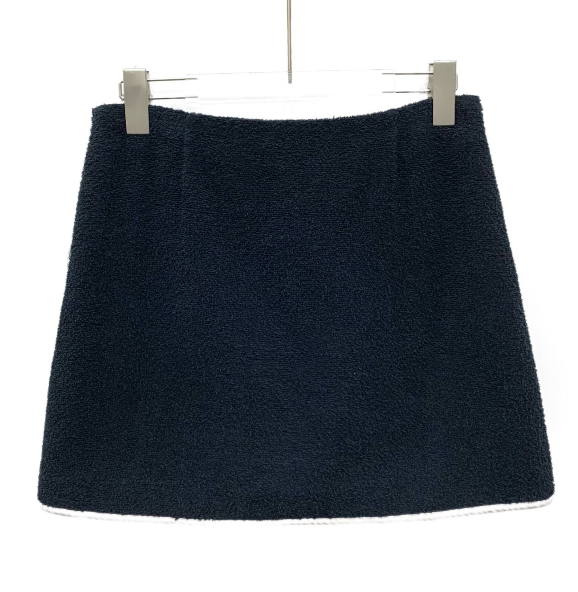 Prada Prada Terry Cloth Triangle Logo Mini Skirt IT 42 Size 28" / US 6 / IT 42 - 3 Thumbnail