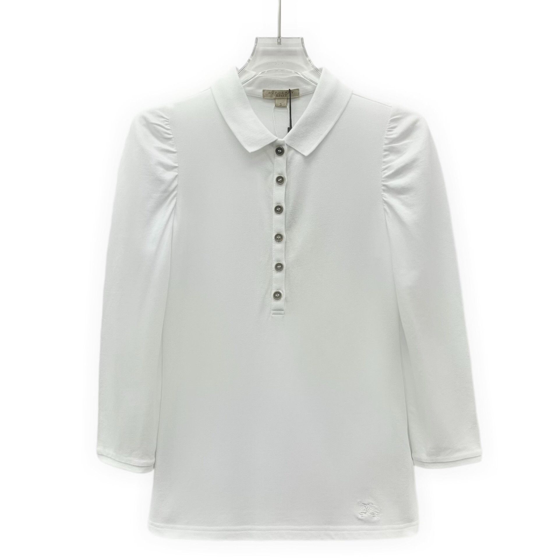 Burberry Burberry Brit Embroidered Horse Long Sleeve Polo Size S Size S / US 4 / IT 40 - 2 Thumbnail