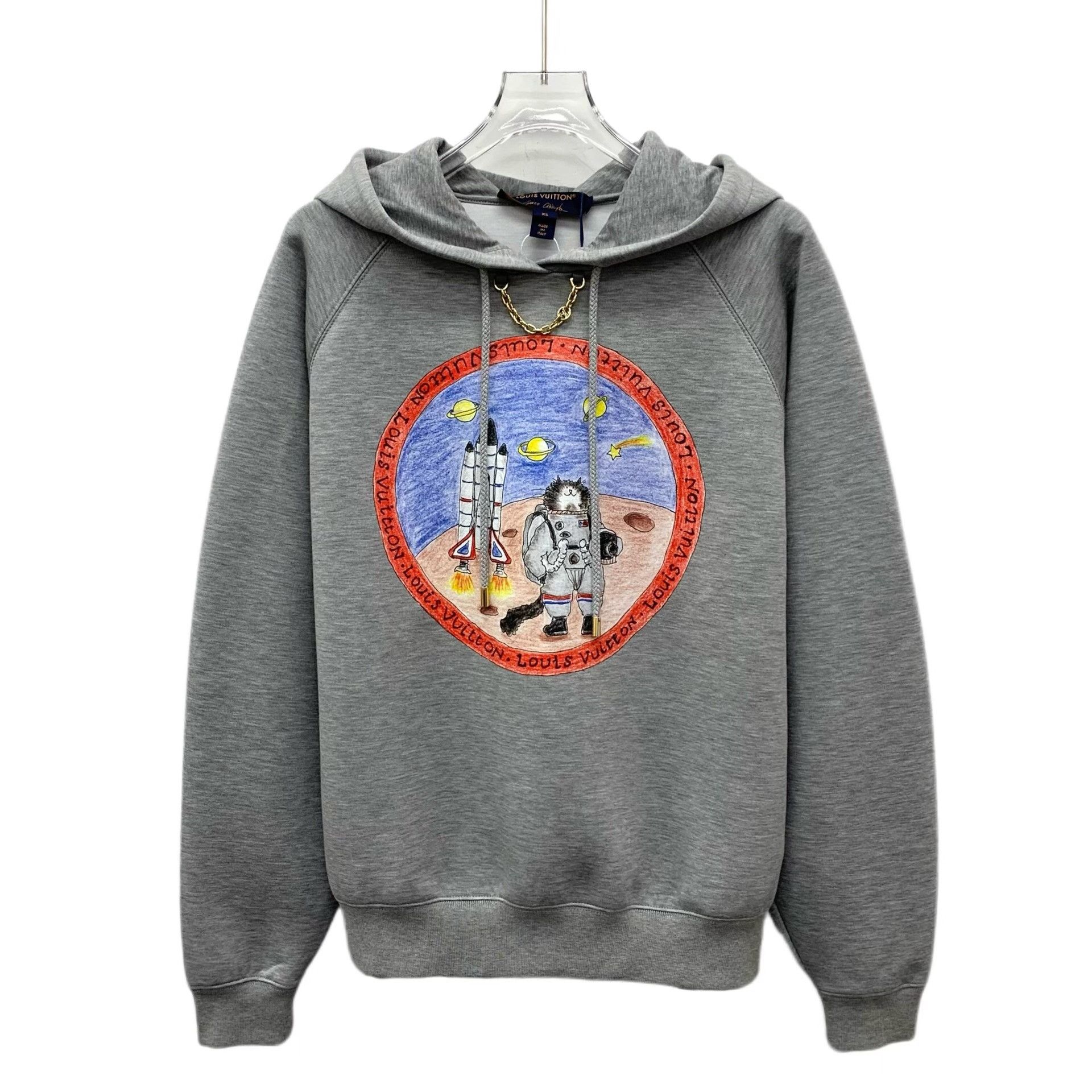 Louis Vuitton Louis Vuitton x Grace Coddington Cat Astronaut Hoodie XS Size US XS / EU 42 / 0 - 2 Thumbnail