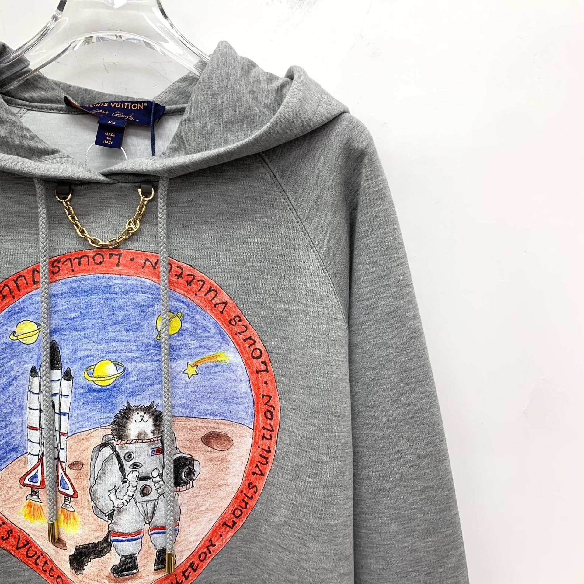 Louis Vuitton Louis Vuitton x Grace Coddington Cat Astronaut Hoodie XS Size US XS / EU 42 / 0 - 4 Thumbnail
