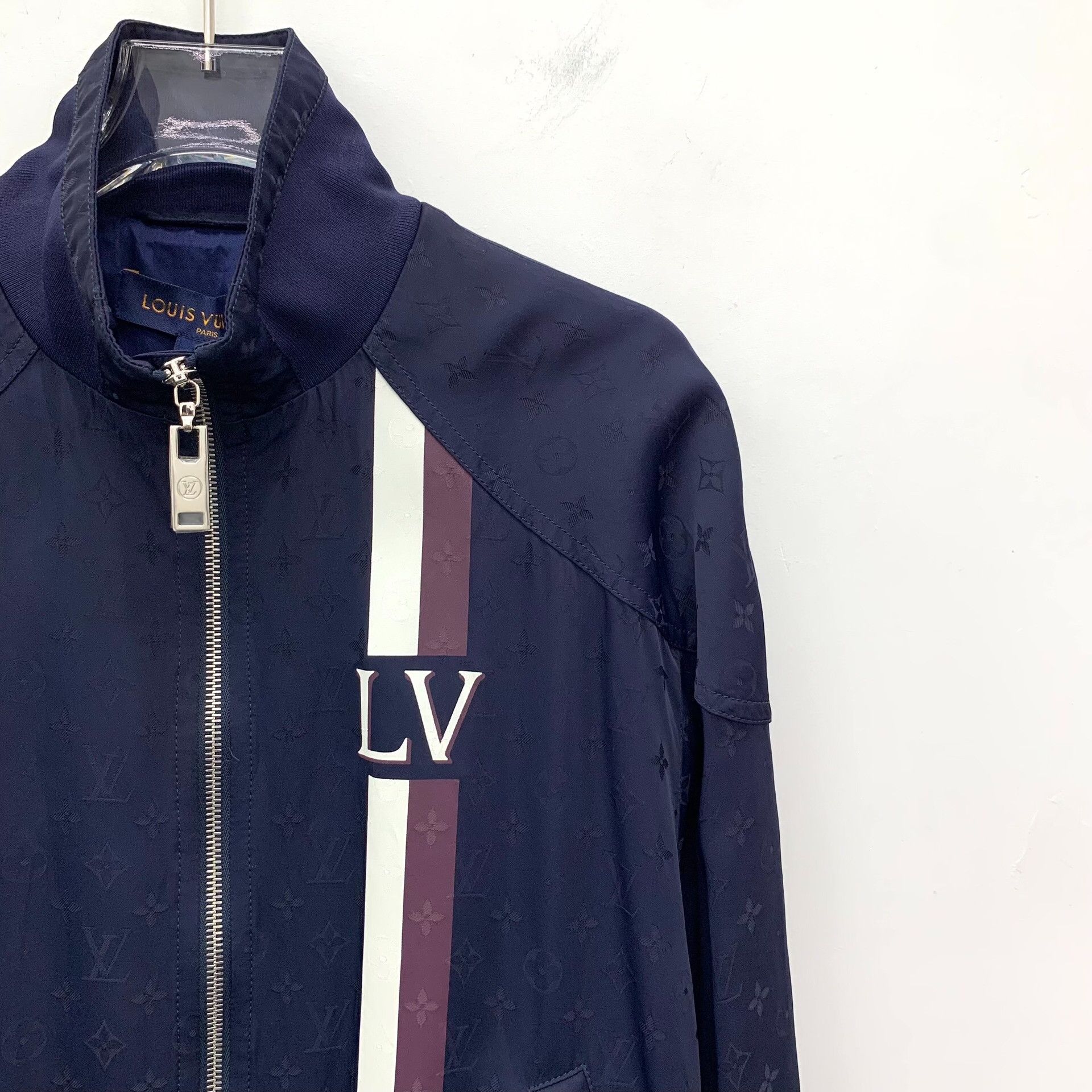 Louis Vuitton Louis Vuitton Monogram Logo Stripe Zip Jacket 38 Size S / US 4 / IT 40 - 4 Thumbnail