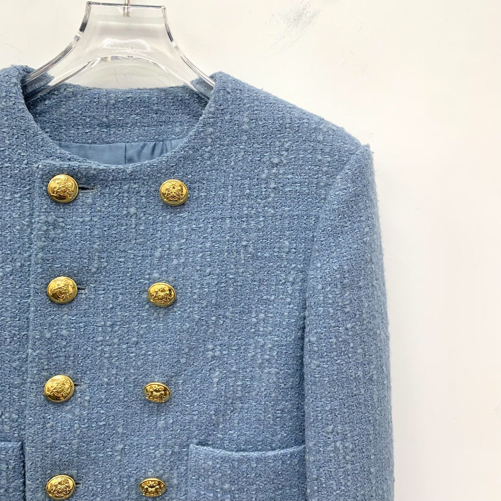 Celine Celine Double Breasted Tweed Jacket Size 36 Size XS / US 0-2 / IT 36-38 - 4 Thumbnail