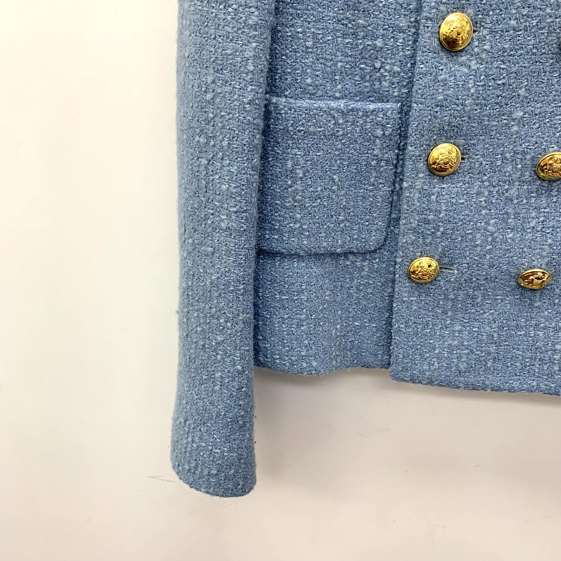Celine Celine Double Breasted Tweed Jacket Size 36 Size XS / US 0-2 / IT 36-38 - 5 Thumbnail