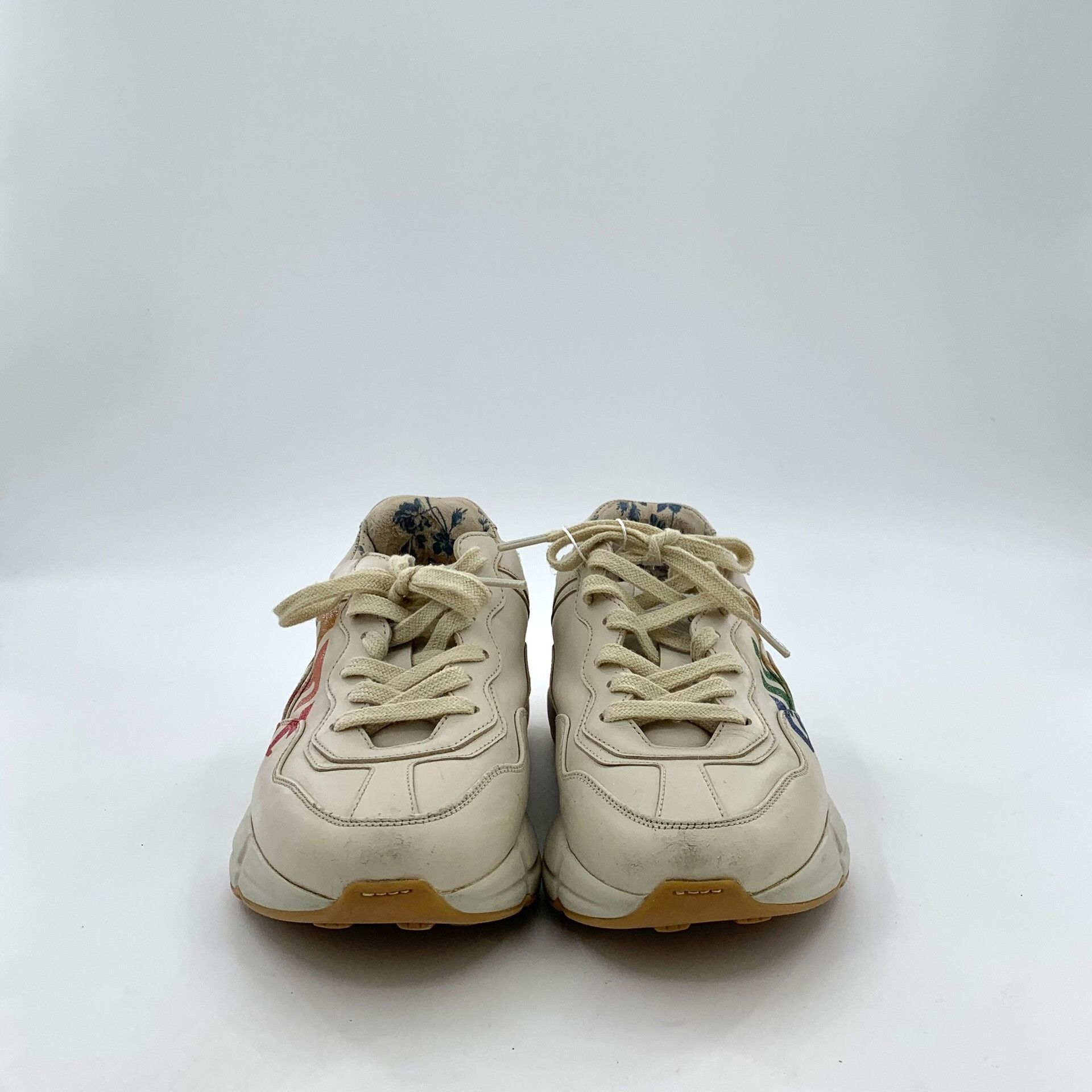 Gucci Gucci Rainbow Logo Rhyton Sneakers 36.5 Size US 6.5 / IT 36.5 - 4 Thumbnail