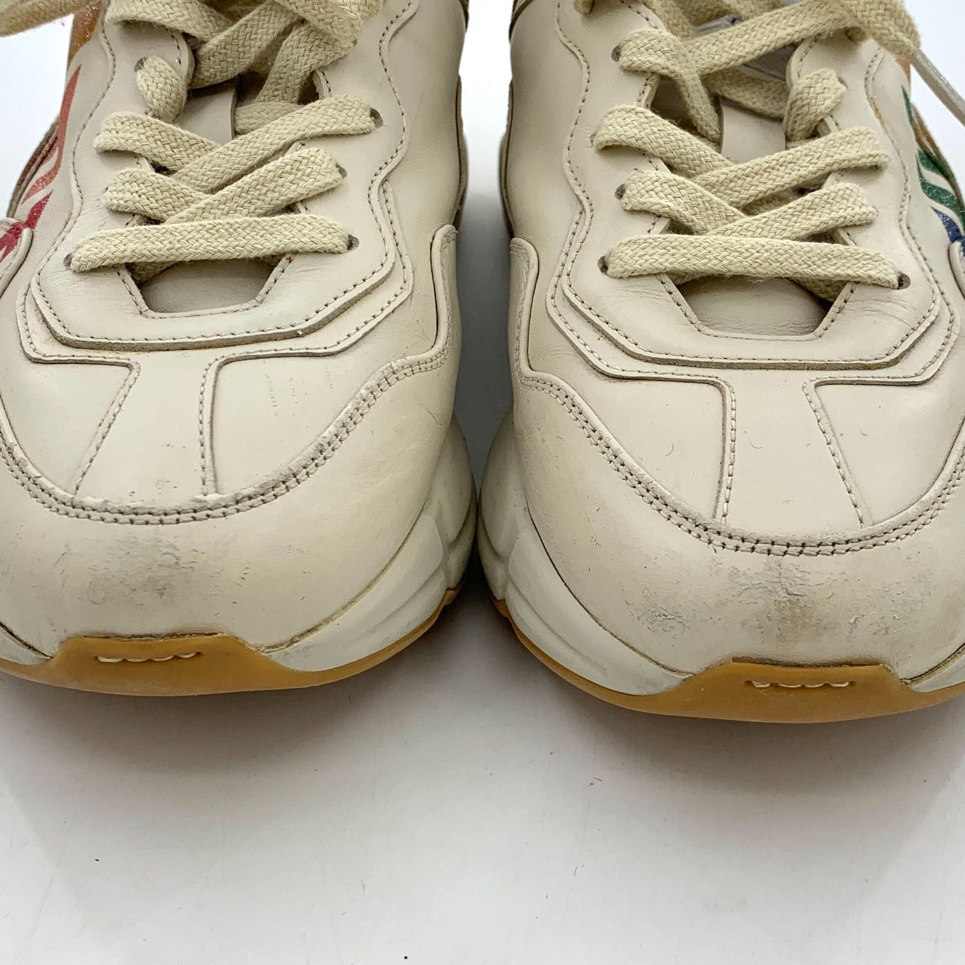 Gucci Gucci Rainbow Logo Rhyton Sneakers 36.5 Size US 6.5 / IT 36.5 - 9 Thumbnail
