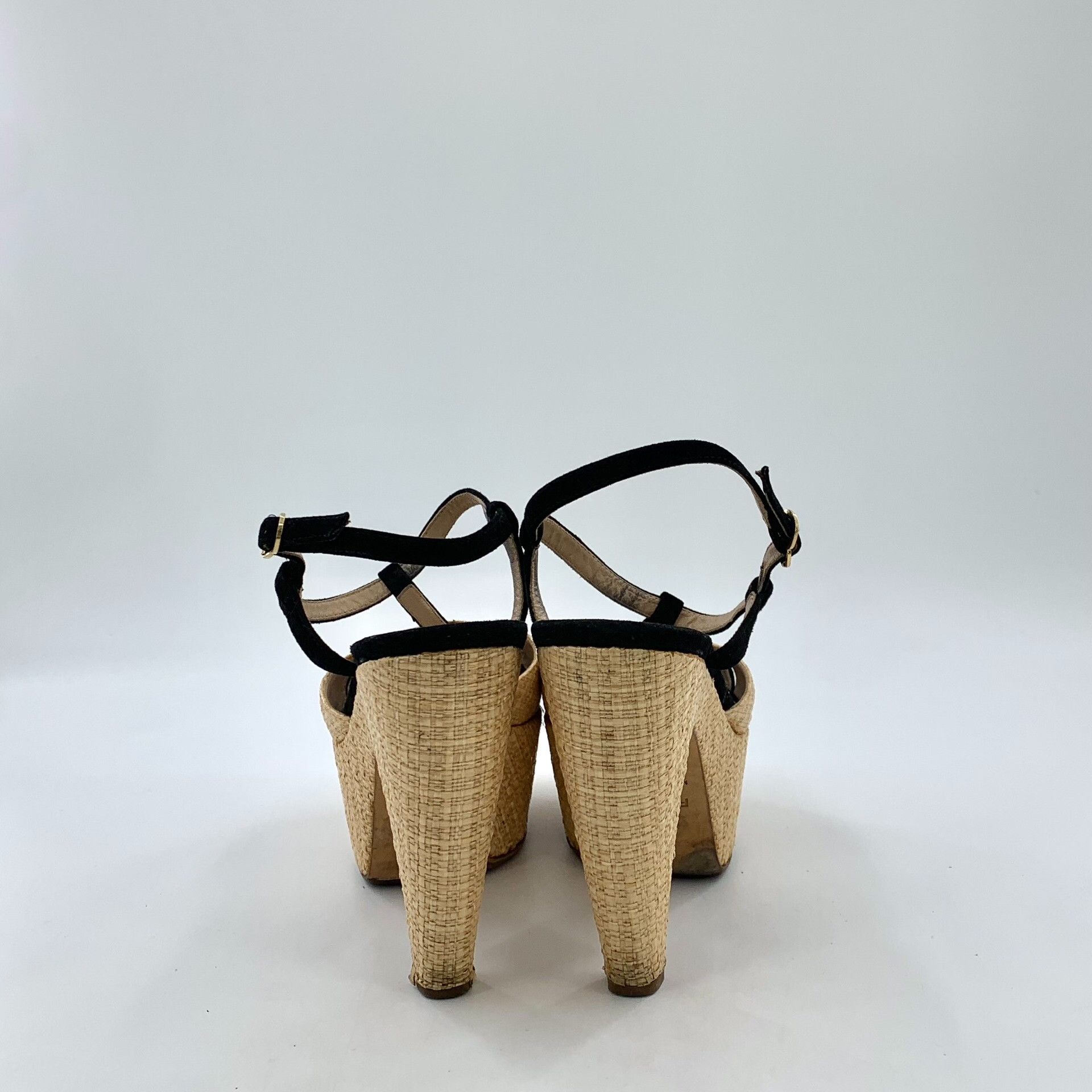 Fendi Fendi Raffia Woven Platform Sandals EU 38 Size US 8 / IT 38 - 5 Thumbnail