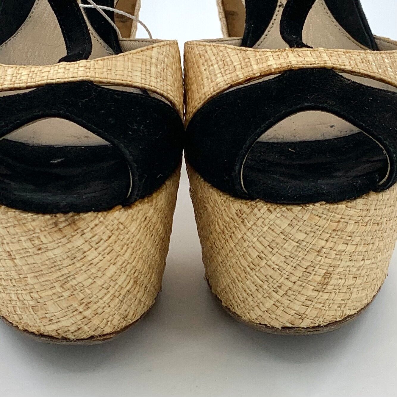 Fendi Fendi Raffia Woven Platform Sandals EU 38 Size US 8 / IT 38 - 9 Thumbnail