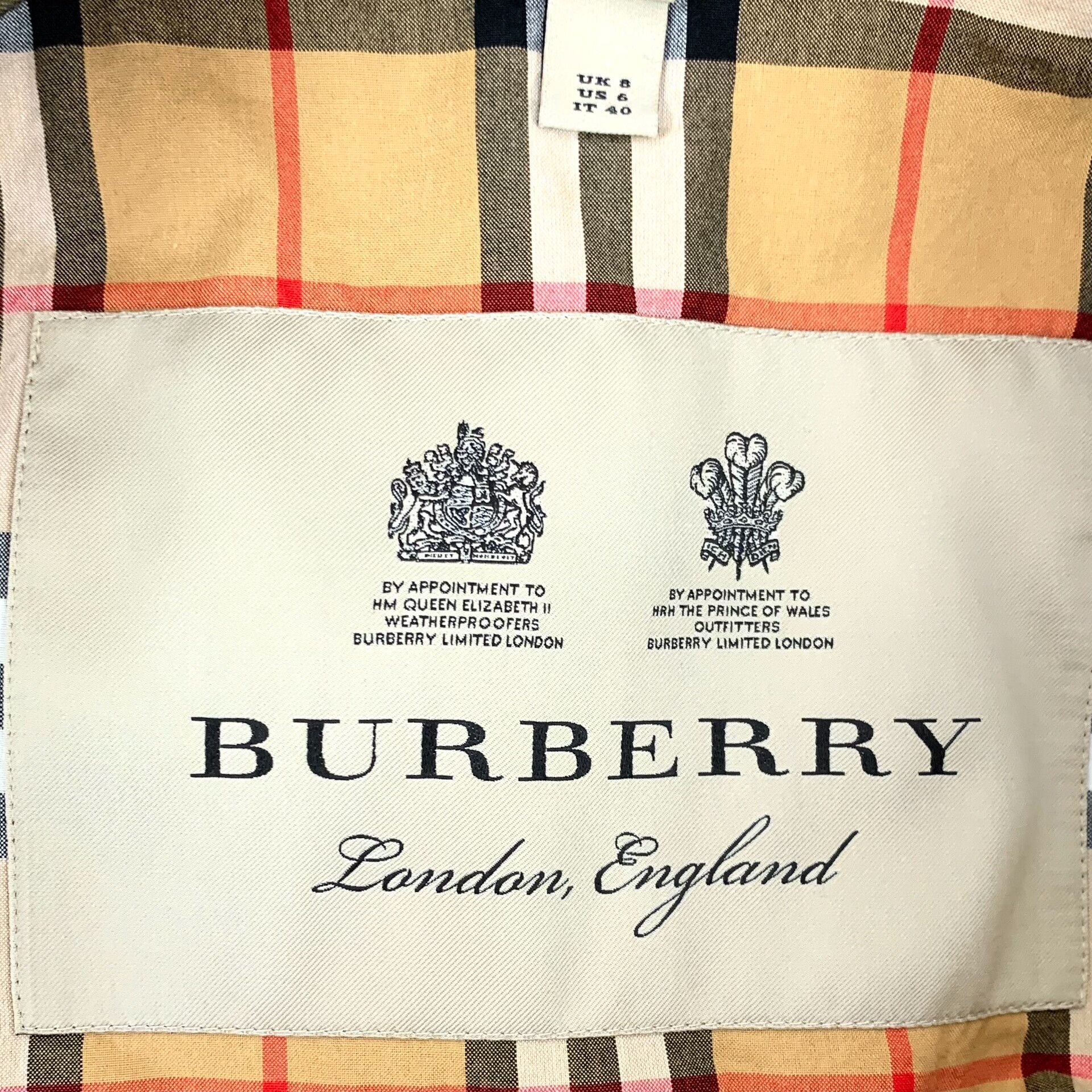 Burberry Burberry Westminster Cotton Trench Coat IT 40 Size S / US 4 / IT 40 - 6 Thumbnail