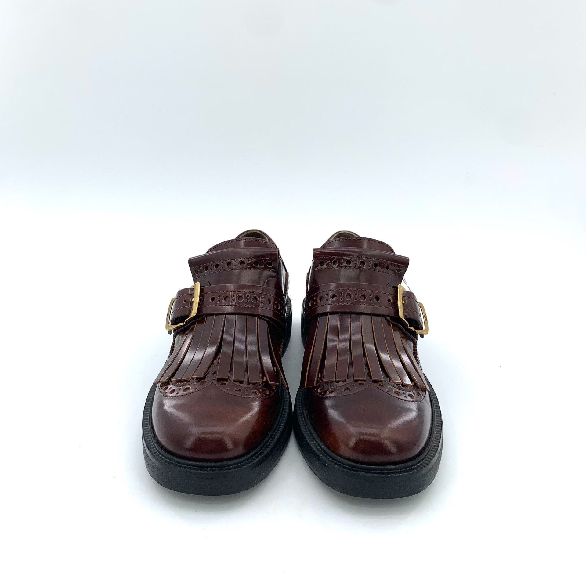 Tod's Tod's Fringe Buckle Brogue Flats Size 37 Size US 7 / IT 37 - 4 Thumbnail