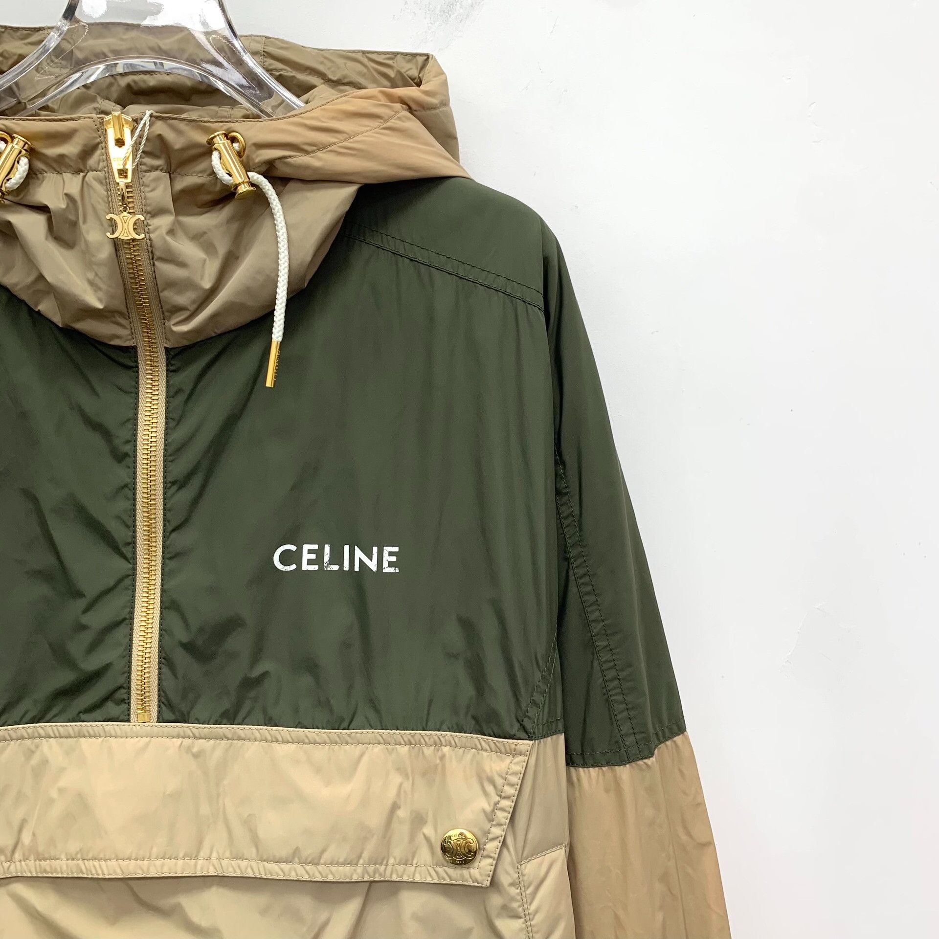 Celine Celine Dans Paris Colorblock Hooded Jacket 40 Size M / US 6-8 / IT 42-44 - 4 Thumbnail