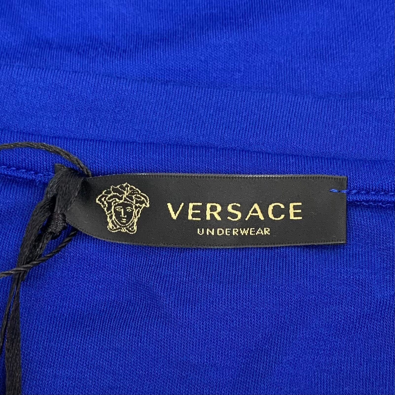 Versace Versace Blue Logo Print Side Panel T-Shirt XXL Size US XXL / EU 58 / 5 - 6 Thumbnail