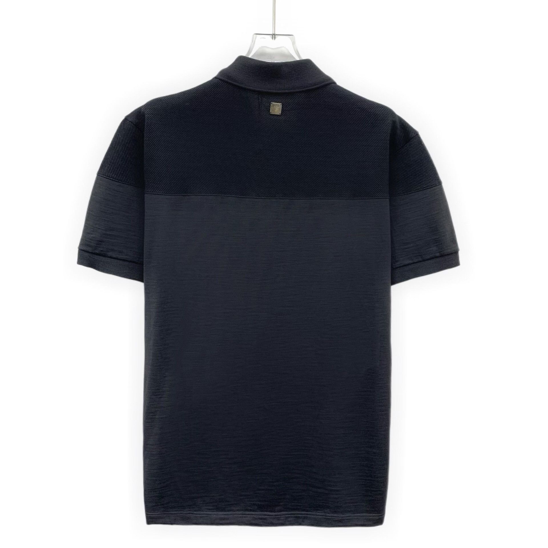 Versace Versace Collection Black Ring Detail Polo Shirt Size M Size US M / EU 48-50 / 2 - 3 Thumbnail