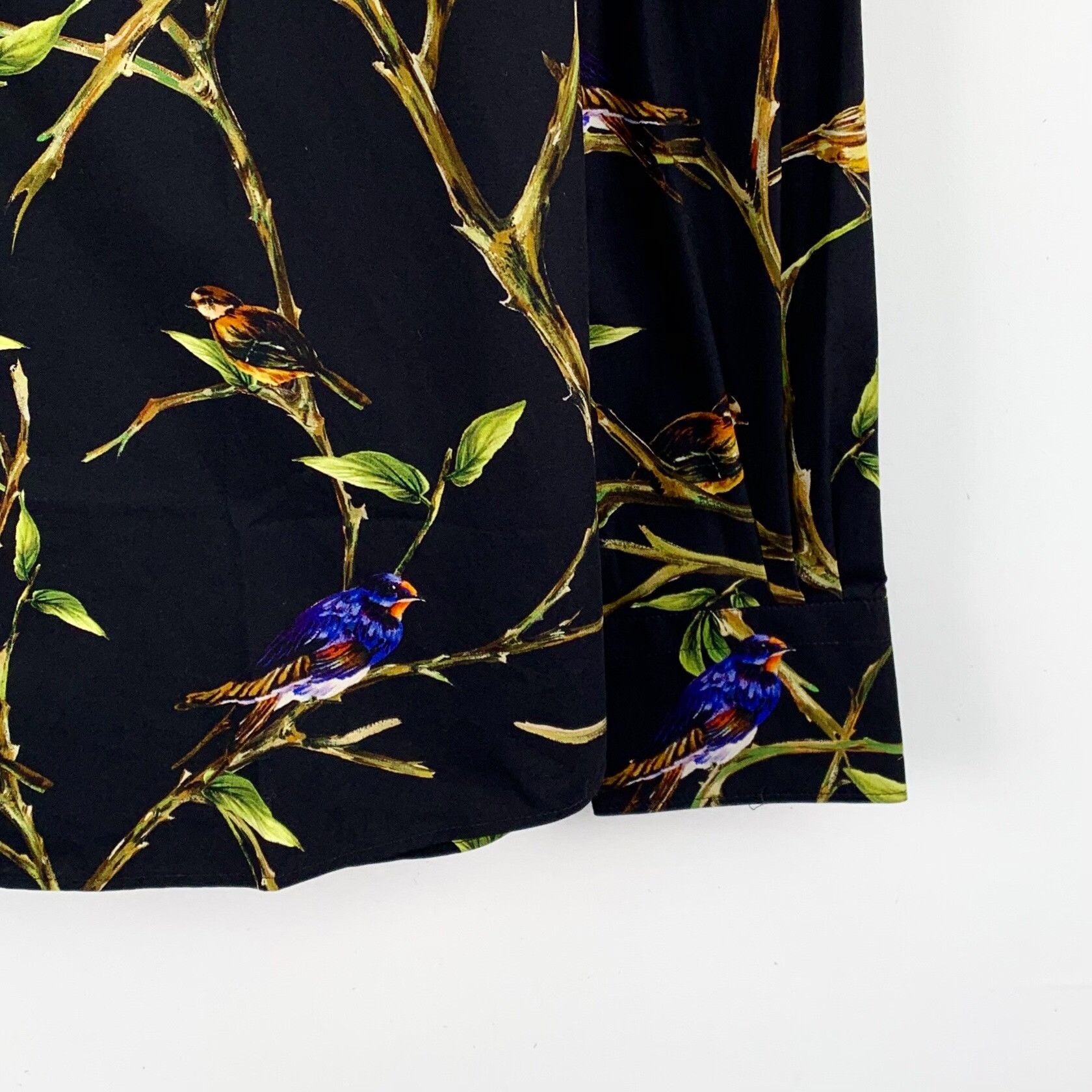 Dolce & Gabbana Dolce & Gabbana Bird Print Button Up Shirt 38 Size US S / EU 44-46 / 1 - 5 Thumbnail