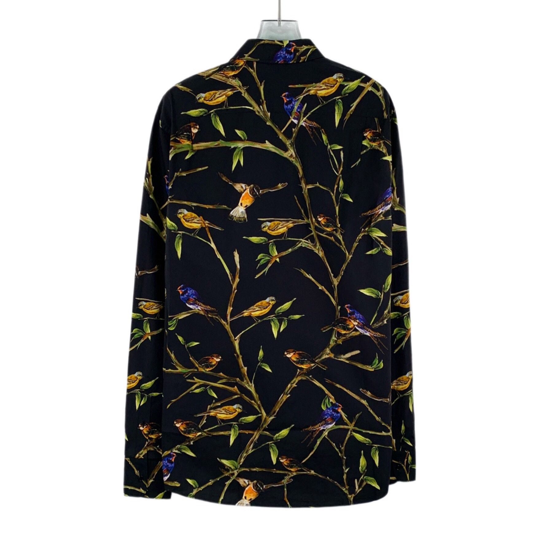 Dolce & Gabbana Dolce & Gabbana Bird Print Cotton Shirt 38 Size US S / EU 44-46 / 1 - 3 Thumbnail