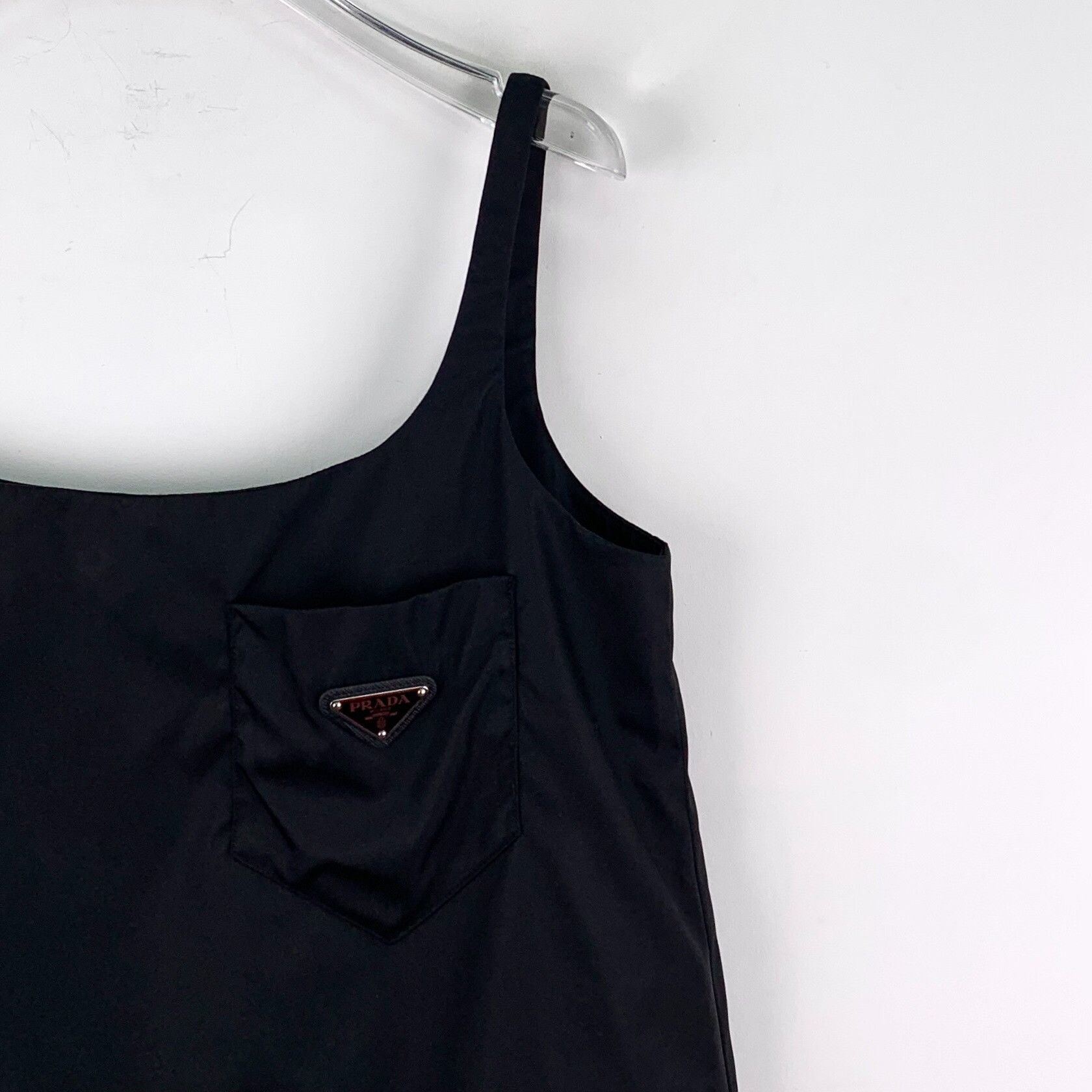 Prada Prada Re-Nylon Triangle Logo Mini Dress 38 Size XS / US 0-2 / IT 36-38 - 4 Thumbnail