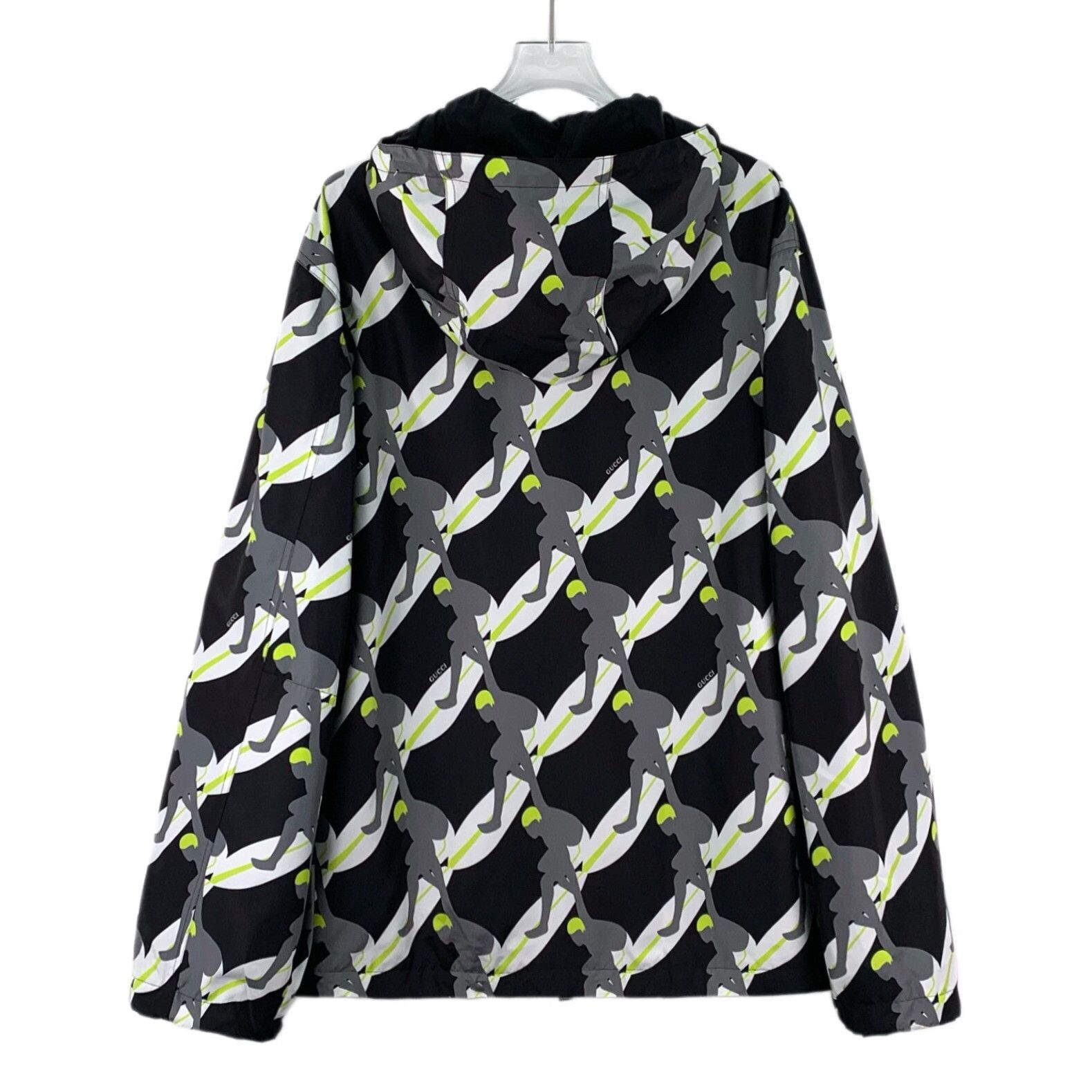 Gucci Gucci Graphic Print Zip-Up Hooded Jacket Size 48 Size US M / EU 48-50 / 2 - 3 Thumbnail