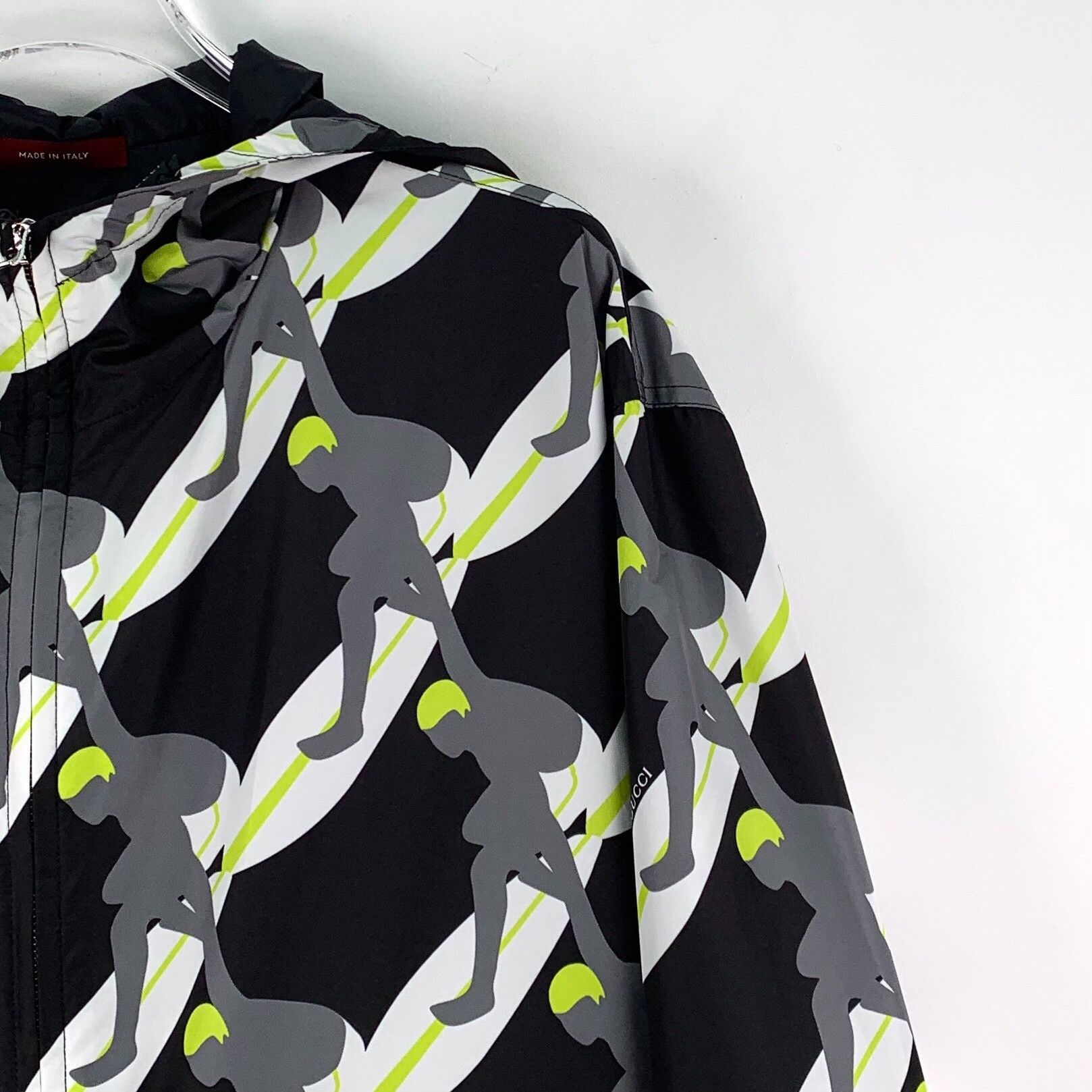 Gucci Gucci Graphic Print Zip-Up Hooded Jacket Size 48 Size US M / EU 48-50 / 2 - 4 Thumbnail