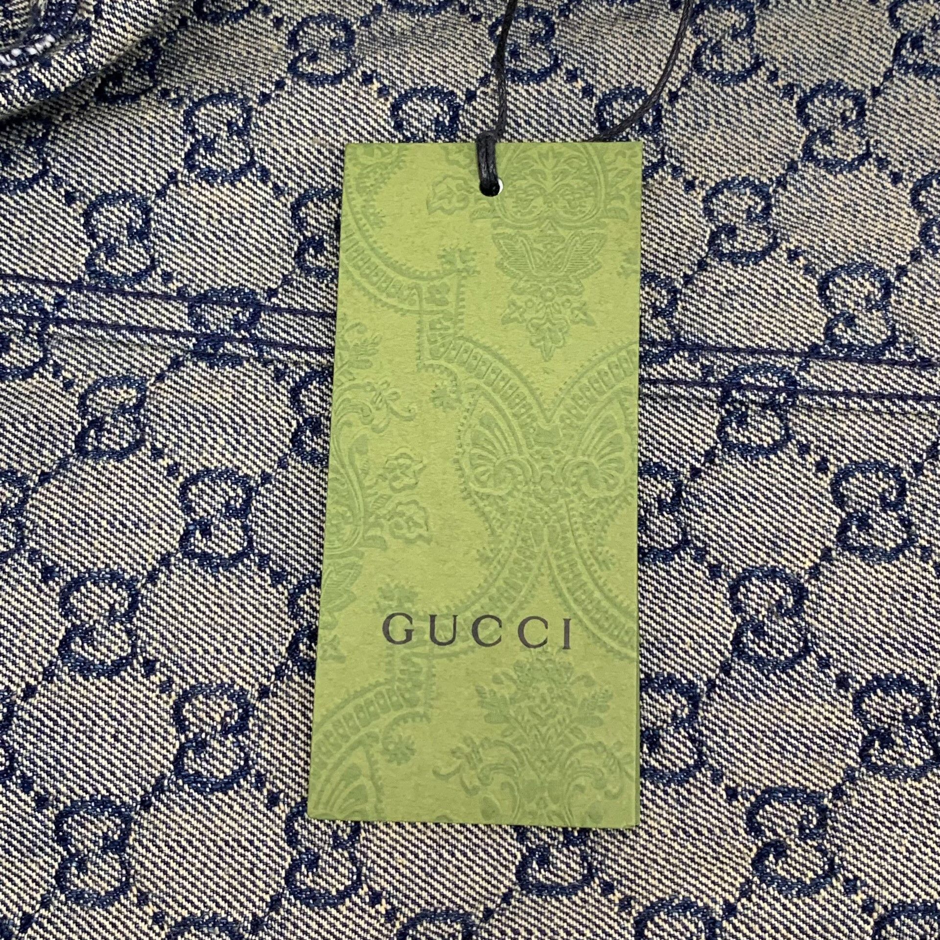 Gucci Gucci Logo Jacquard Denim Jacket Size 38 Size XS / US 0-2 / IT 36-38 - 7 Thumbnail