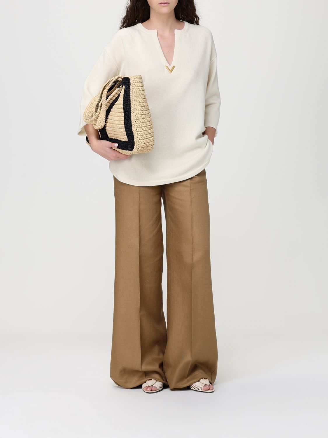 Valentino Valentino Sweater Woman White Size M / US 6-8 / IT 42-44 - 2 Thumbnail