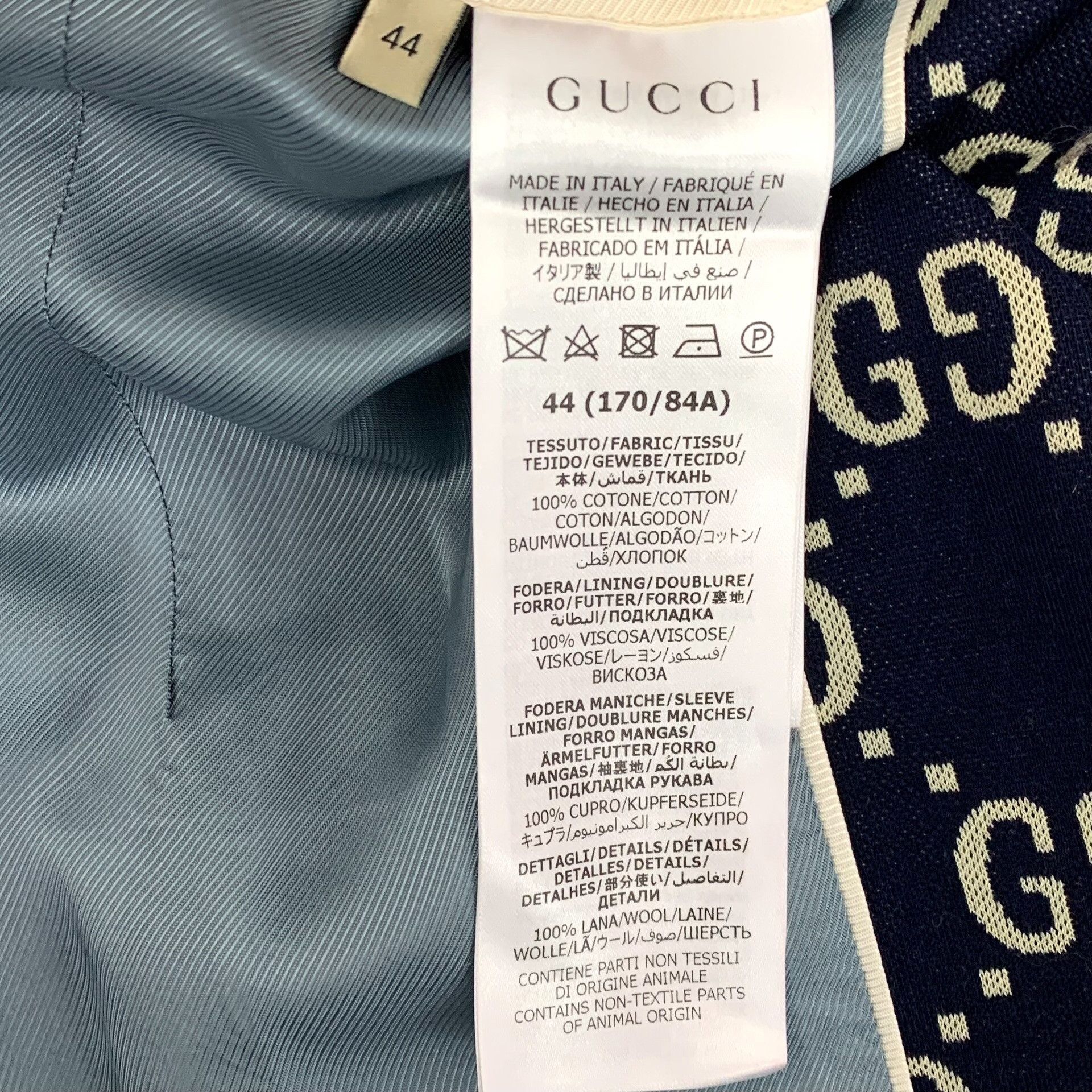 Gucci Gucci GG Monogram Jacquard Blazer 34R Size 34R - 7 Thumbnail