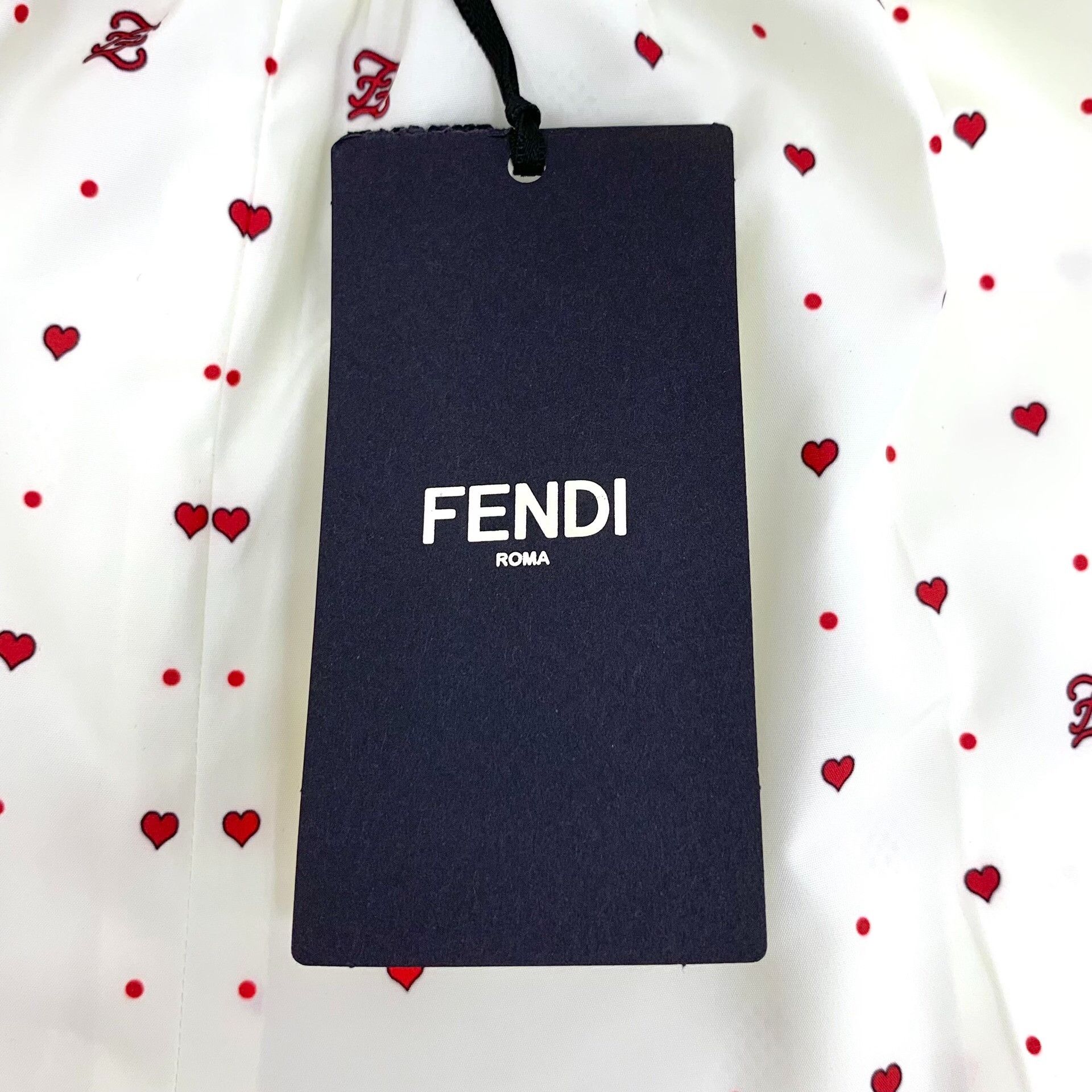 Fendi Fendi Heart Print Drawstring Shorts M Size US 32 / EU 48 - 7 Thumbnail