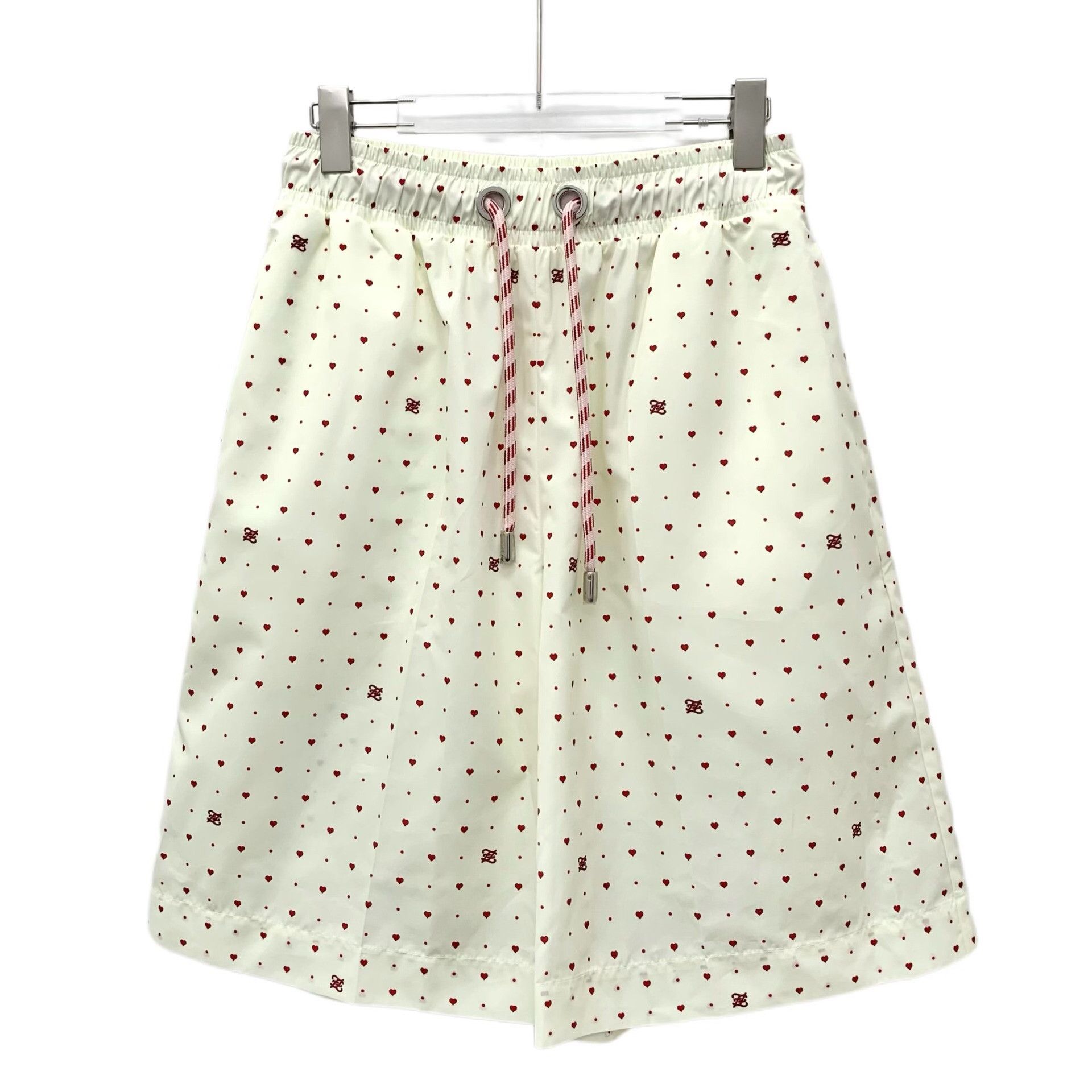 Fendi Fendi Heart Print Drawstring Shorts M Size US 32 / EU 48 - 2 Thumbnail
