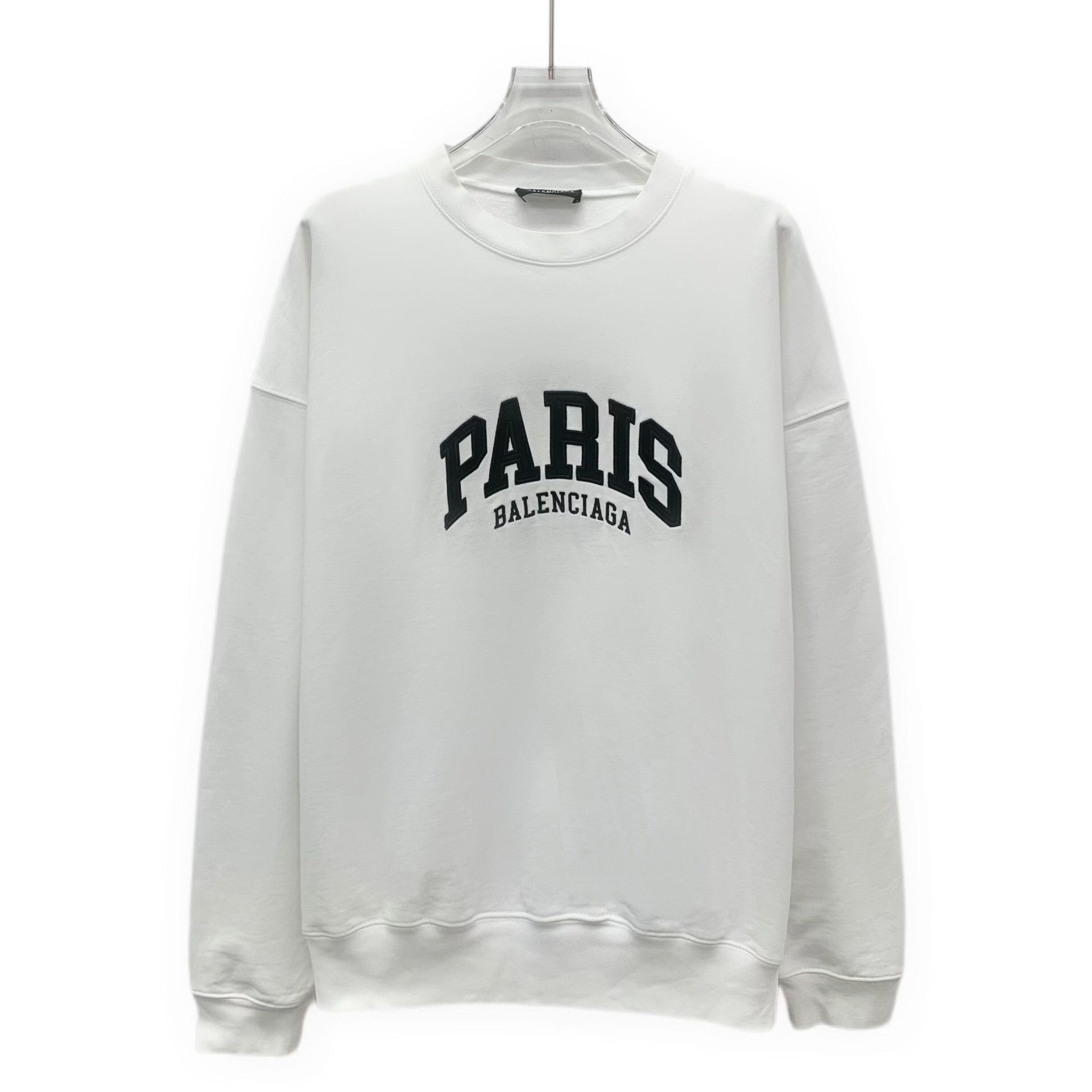 Balenciaga Balenciaga Paris Embroidered Sweatshirt S Size US S / EU 44-46 / 1 - 2 Thumbnail