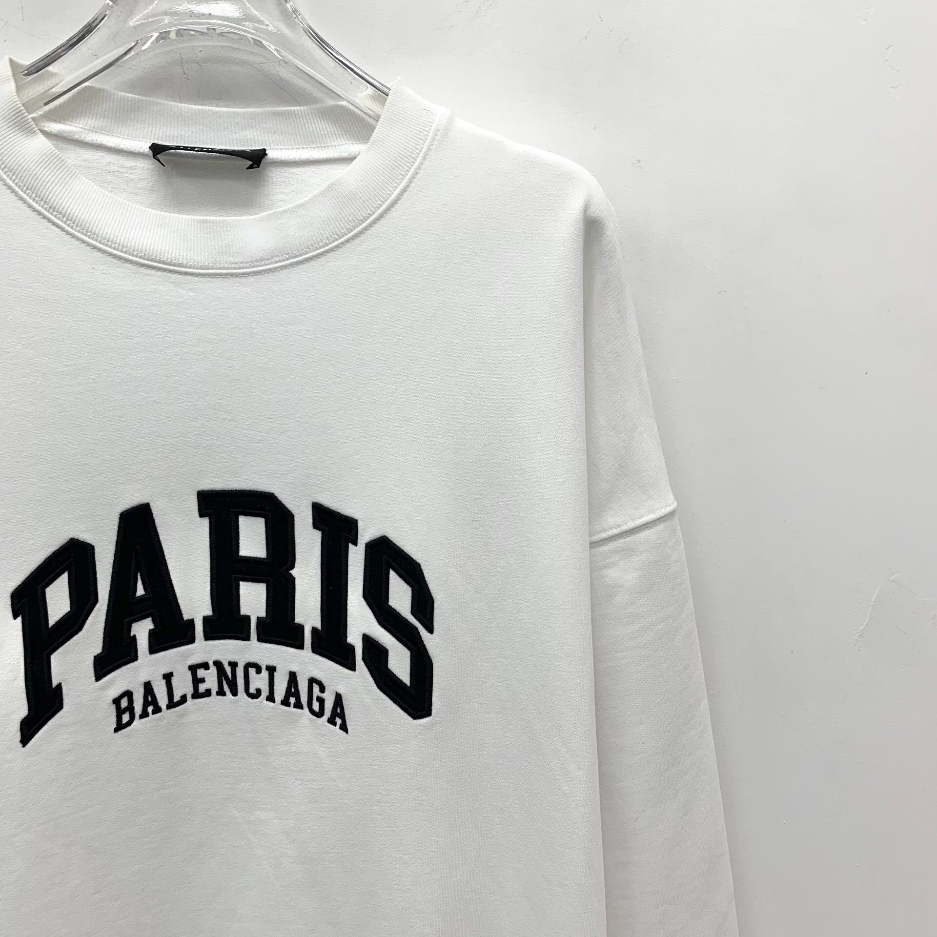 Balenciaga Balenciaga Paris Embroidered Sweatshirt S Size US S / EU 44-46 / 1 - 4 Thumbnail