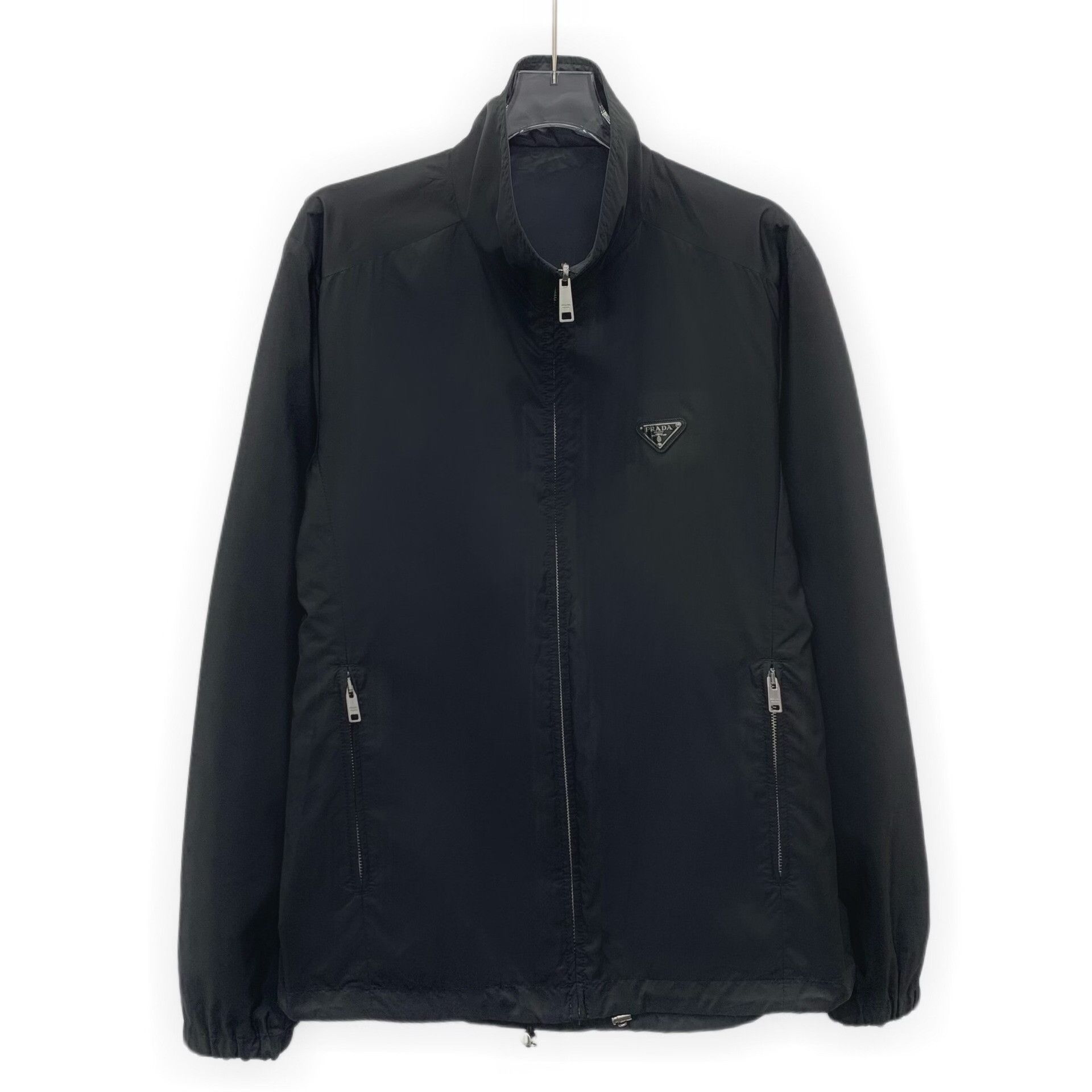 Prada Prada Black Triangle Logo Reversible Jacket Size 52 Size US L / EU 52-54 / 3 - 2 Thumbnail