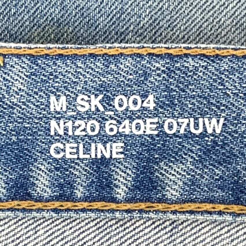 Celine Celine Washed Blue Skinny Jeans Size 28 Size US 28 / EU 44 - 6 Thumbnail