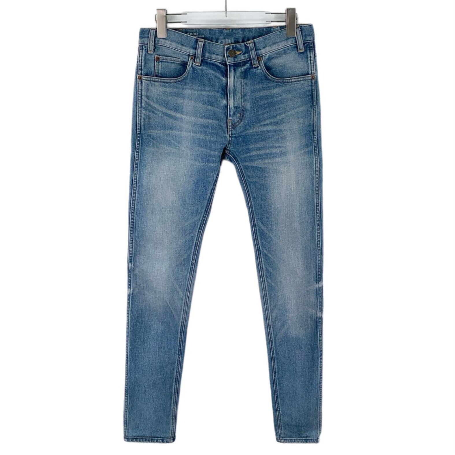 Celine Celine Washed Blue Skinny Jeans Size 28 Size US 28 / EU 44 - 2 Thumbnail