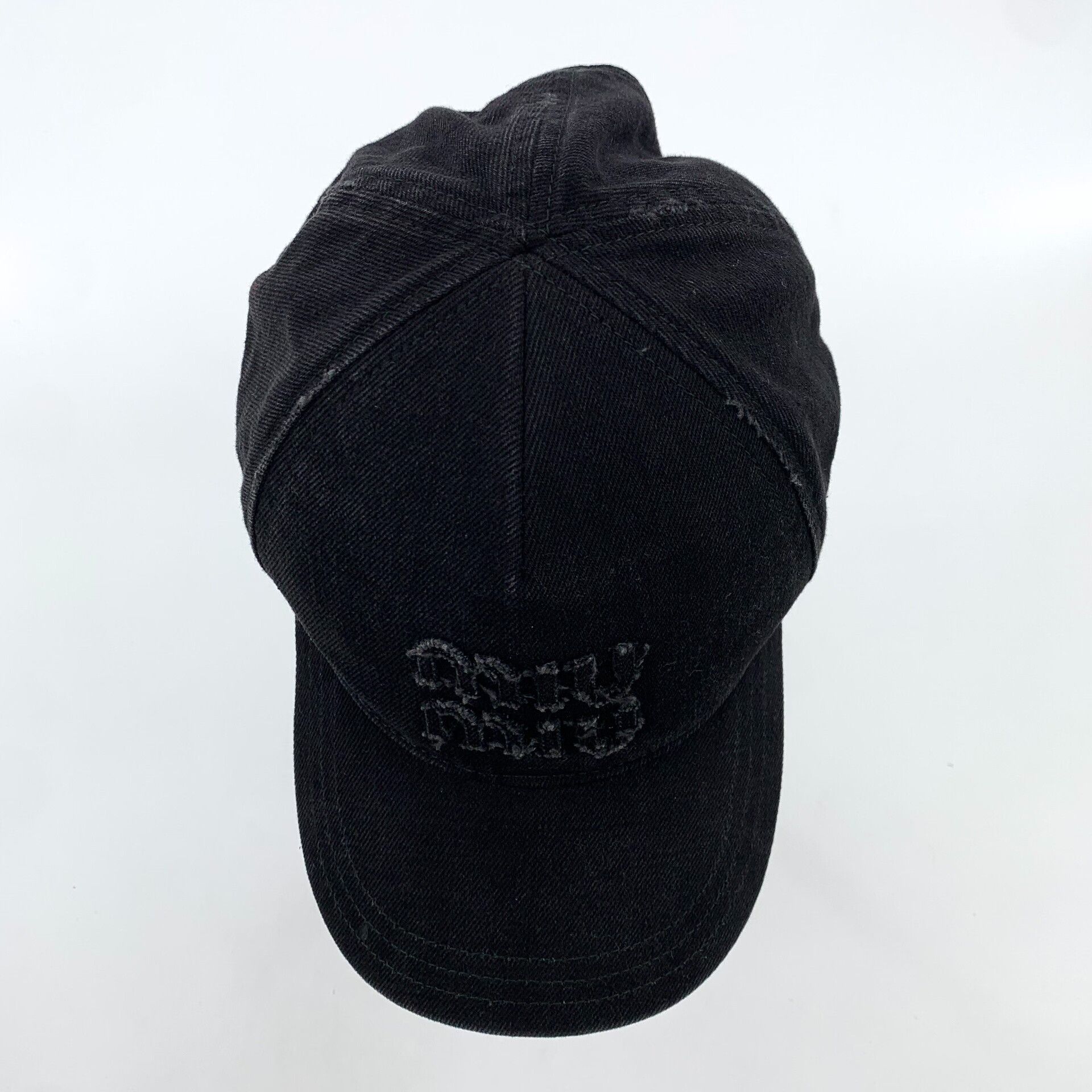 Miu Miu Miu Miu Logo Embroidered Cotton Baseball Cap XL Size ONE SIZE - 7 Thumbnail
