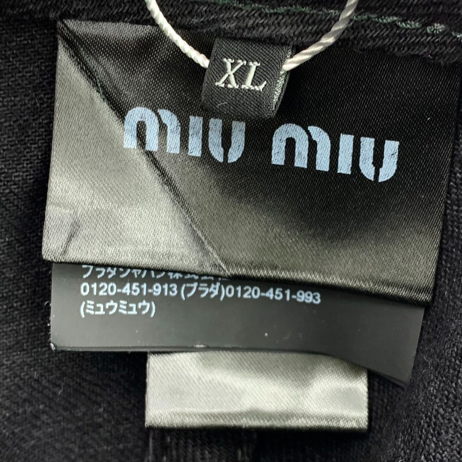 Miu Miu Miu Miu Logo Embroidered Cotton Baseball Cap XL Size ONE SIZE - 9 Thumbnail