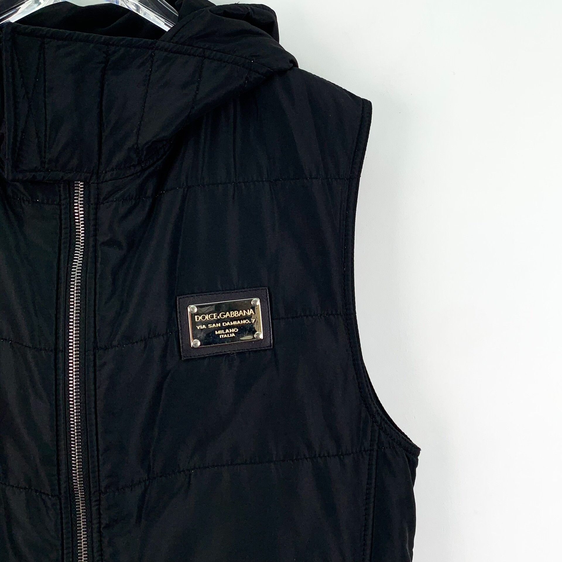 Dolce & Gabbana Dolce & Gabbana Logo Plate Quilted Vest 48 Size US M / EU 48-50 / 2 - 4 Thumbnail