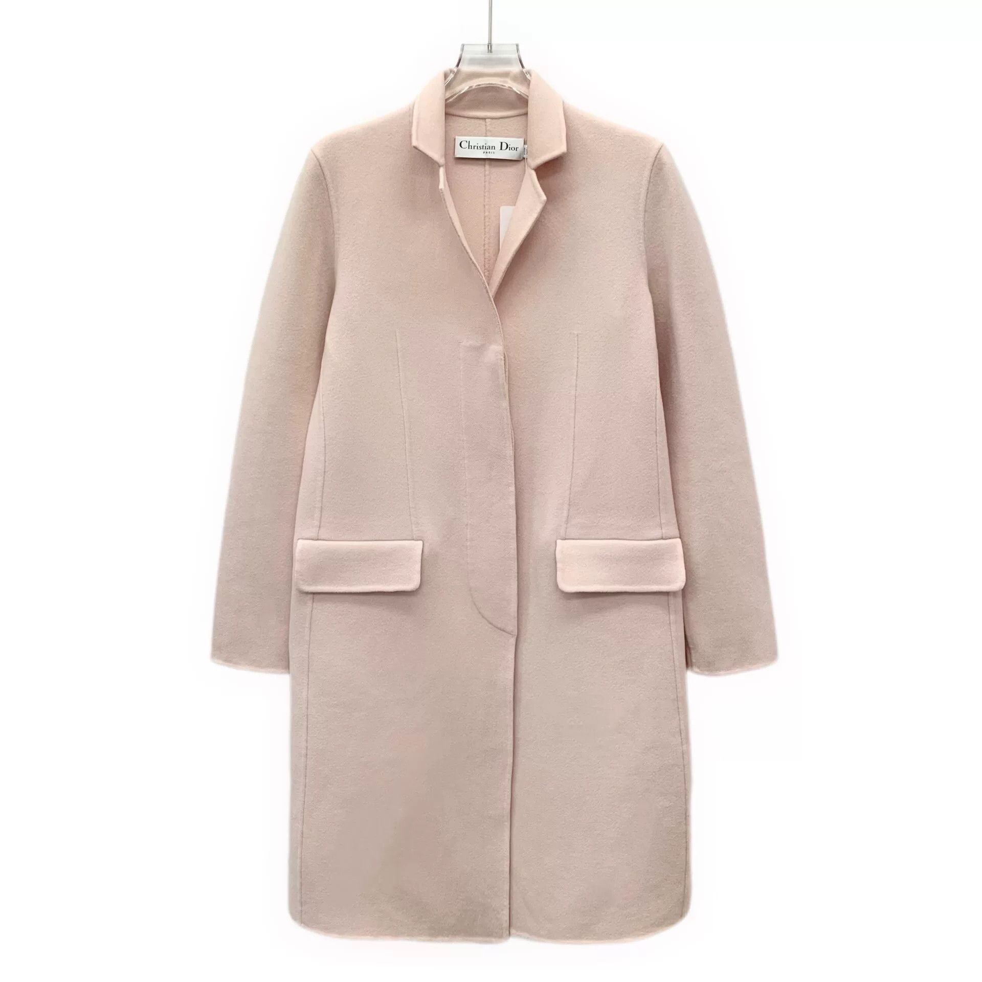 Dior Dior Pink Cashmere Coat FR 36 Size XS / US 0-2 / IT 36-38 - 2 Thumbnail