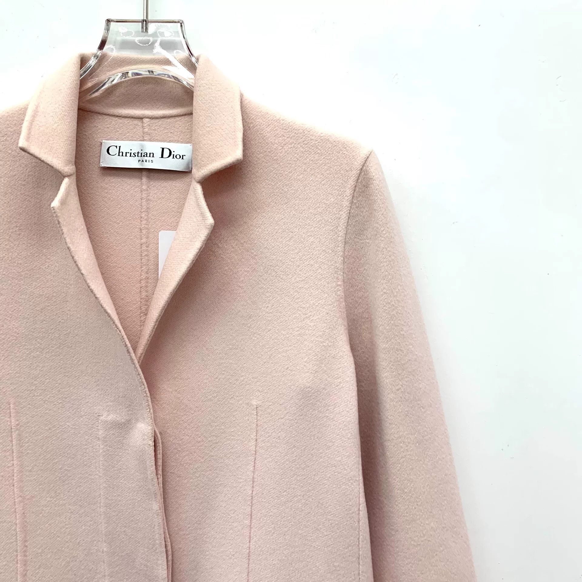 Dior Dior Pink Cashmere Coat FR 36 Size XS / US 0-2 / IT 36-38 - 4 Thumbnail