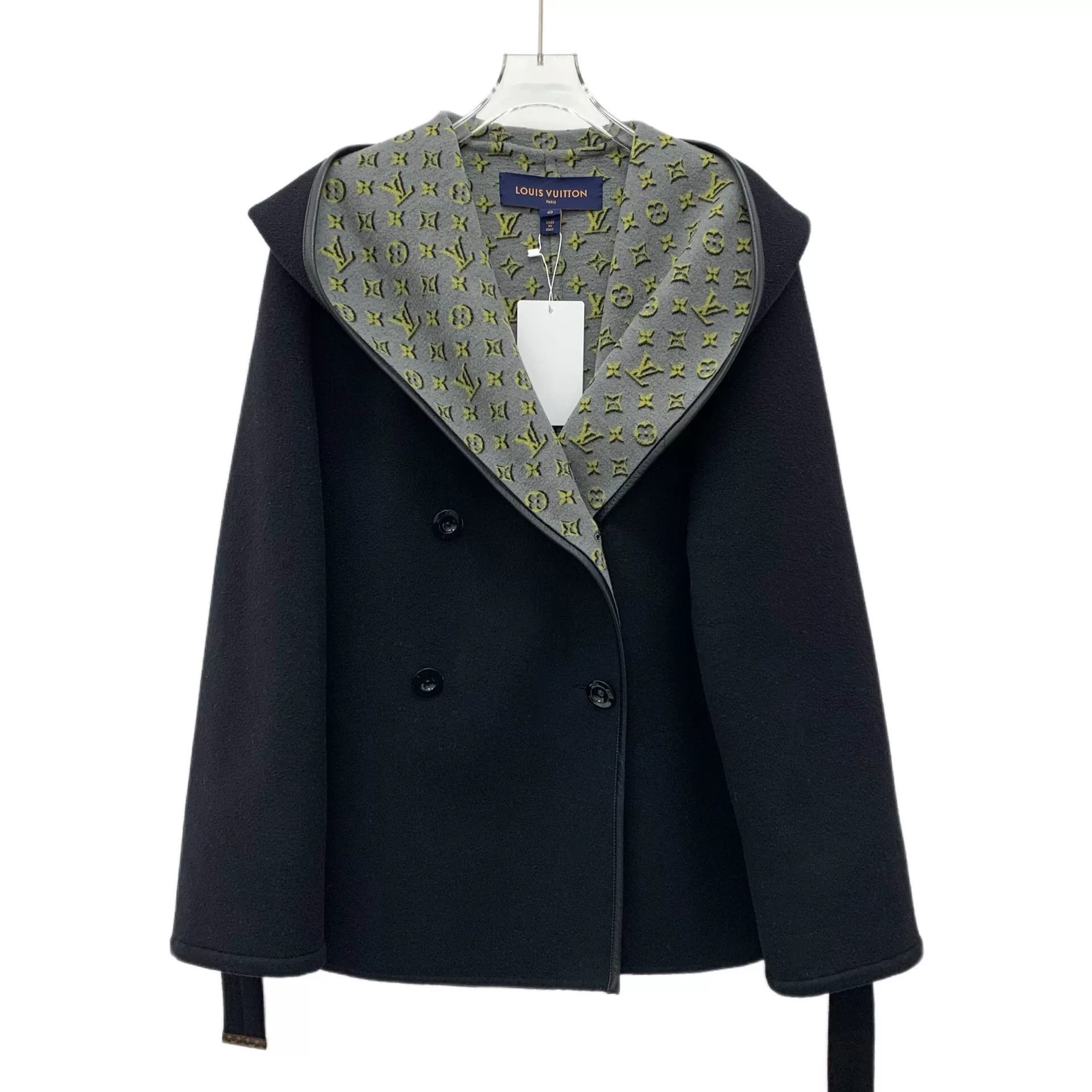 Louis Vuitton Louis Vuitton Monogram Lined Wool Coat Size 40 Size M / US 6-8 / IT 42-44 - 2 Thumbnail