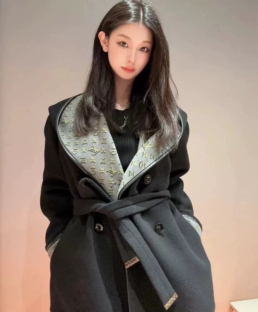 Louis Vuitton Louis Vuitton Monogram Lined Wool Coat Size 40 Size M / US 6-8 / IT 42-44 - 10 Thumbnail