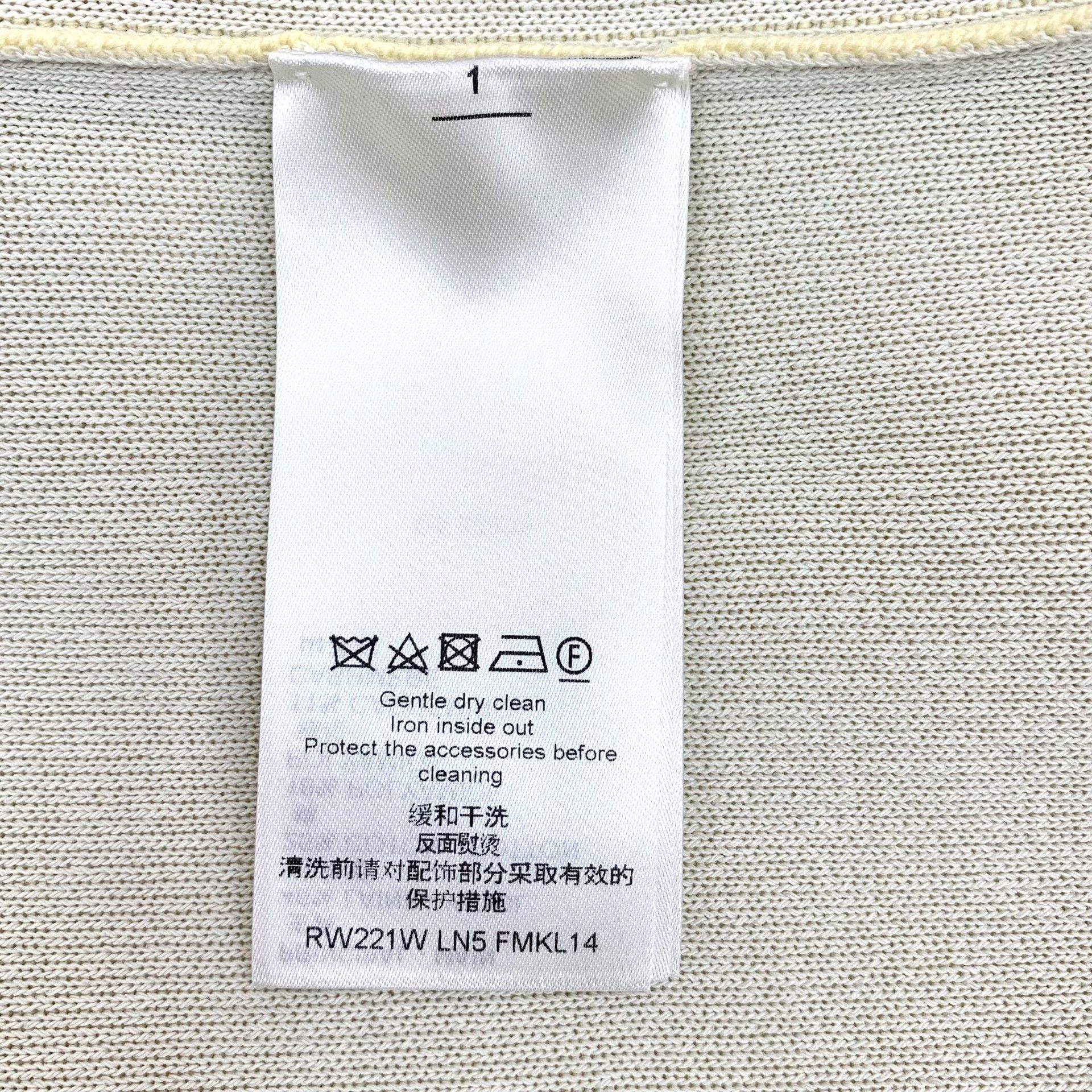 Louis Vuitton Louis Vuitton Monogram Zip Yellow Wool Sweater XXS Size XXS / US 00 / IT 34 - 9 Thumbnail