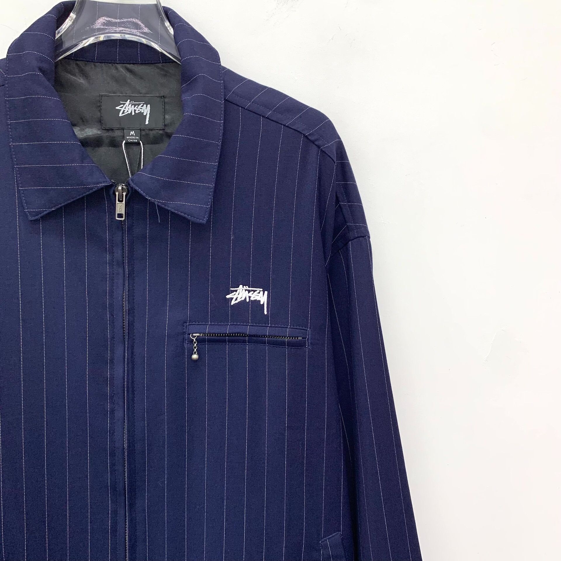 Stussy Stussy x CDG Pinstripe Bing Jacket US M Size US M / EU 48-50 / 2 - 4 Thumbnail